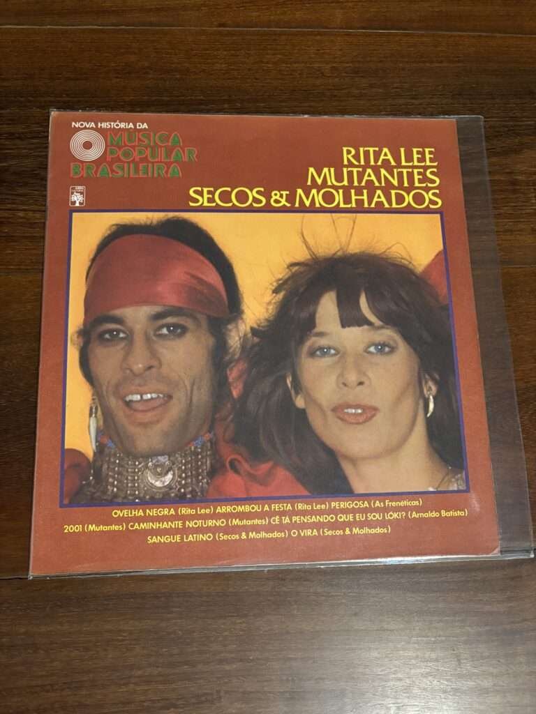 Lp Rita Lee, Mutantes e Secos & Molhados - Nova História da Música Popular Brasileira (1978) 10 polegadas