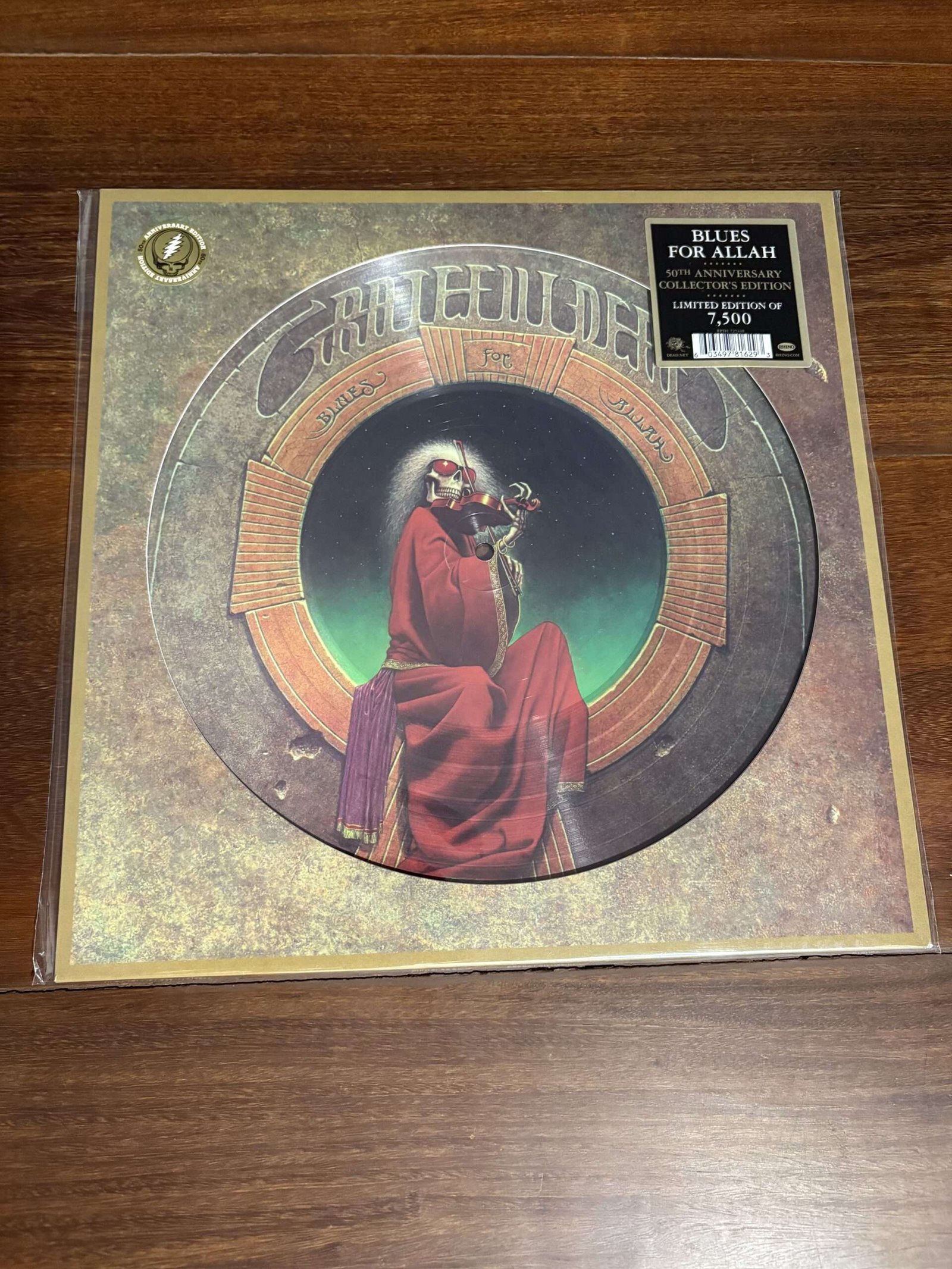 Lp Grateful Dead - Blues For Allah (1975) Lacrado Picture Disc