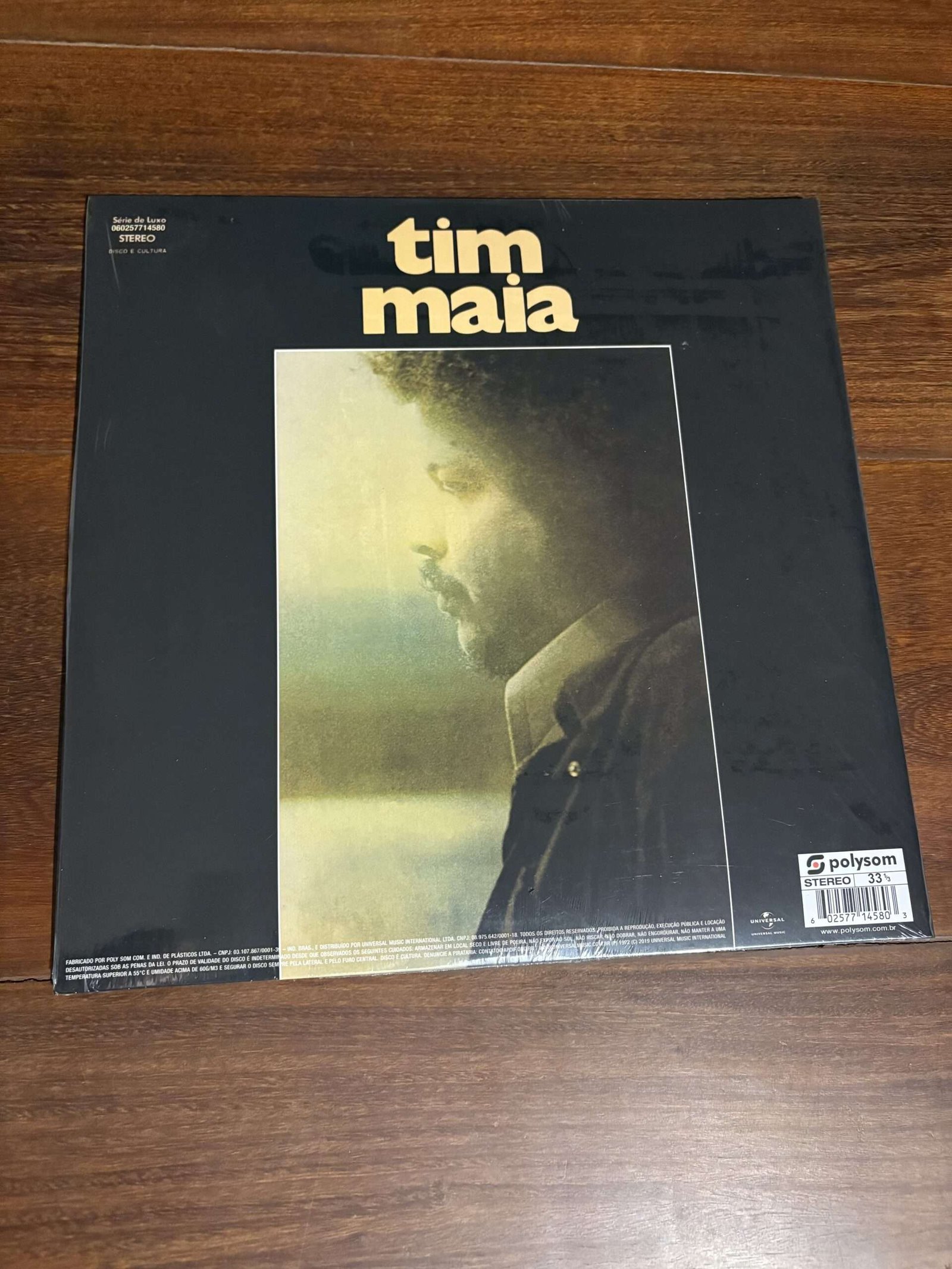 Lp Tim Maia - Tim Maia (1972) Lacrado Reedição Polysom - Imagem 2