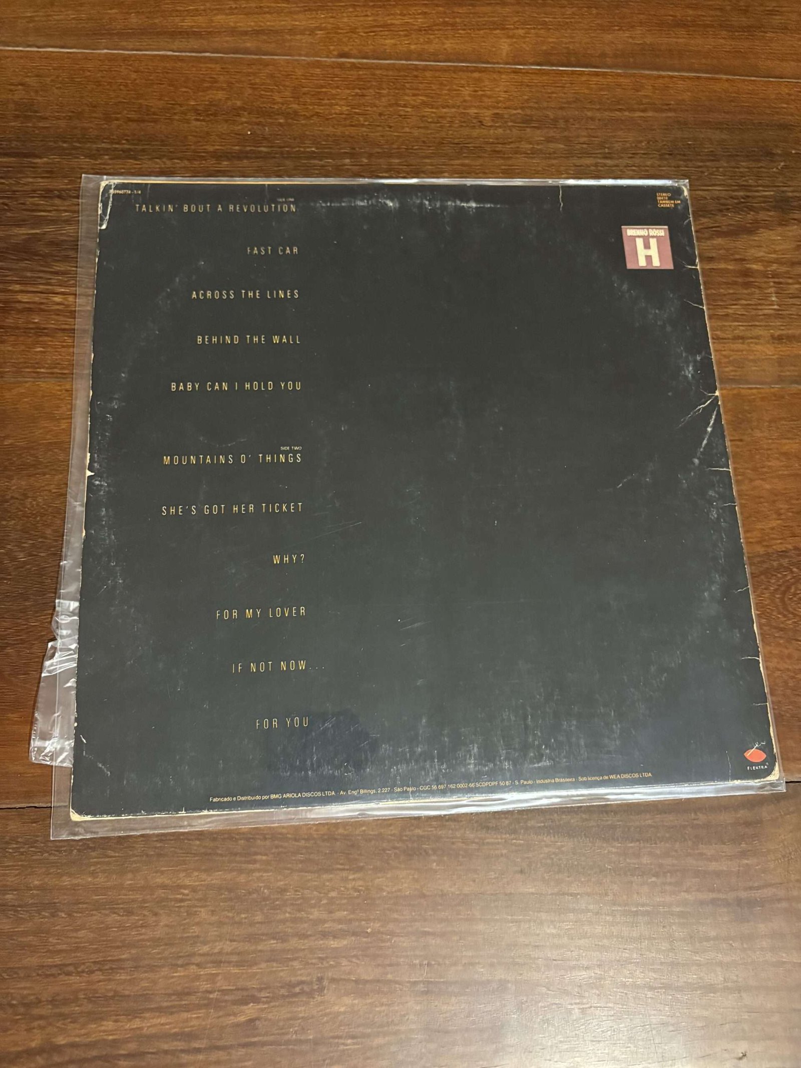 Lp Tracy Chapman - Tracy Chapman (1988) - Imagem 2