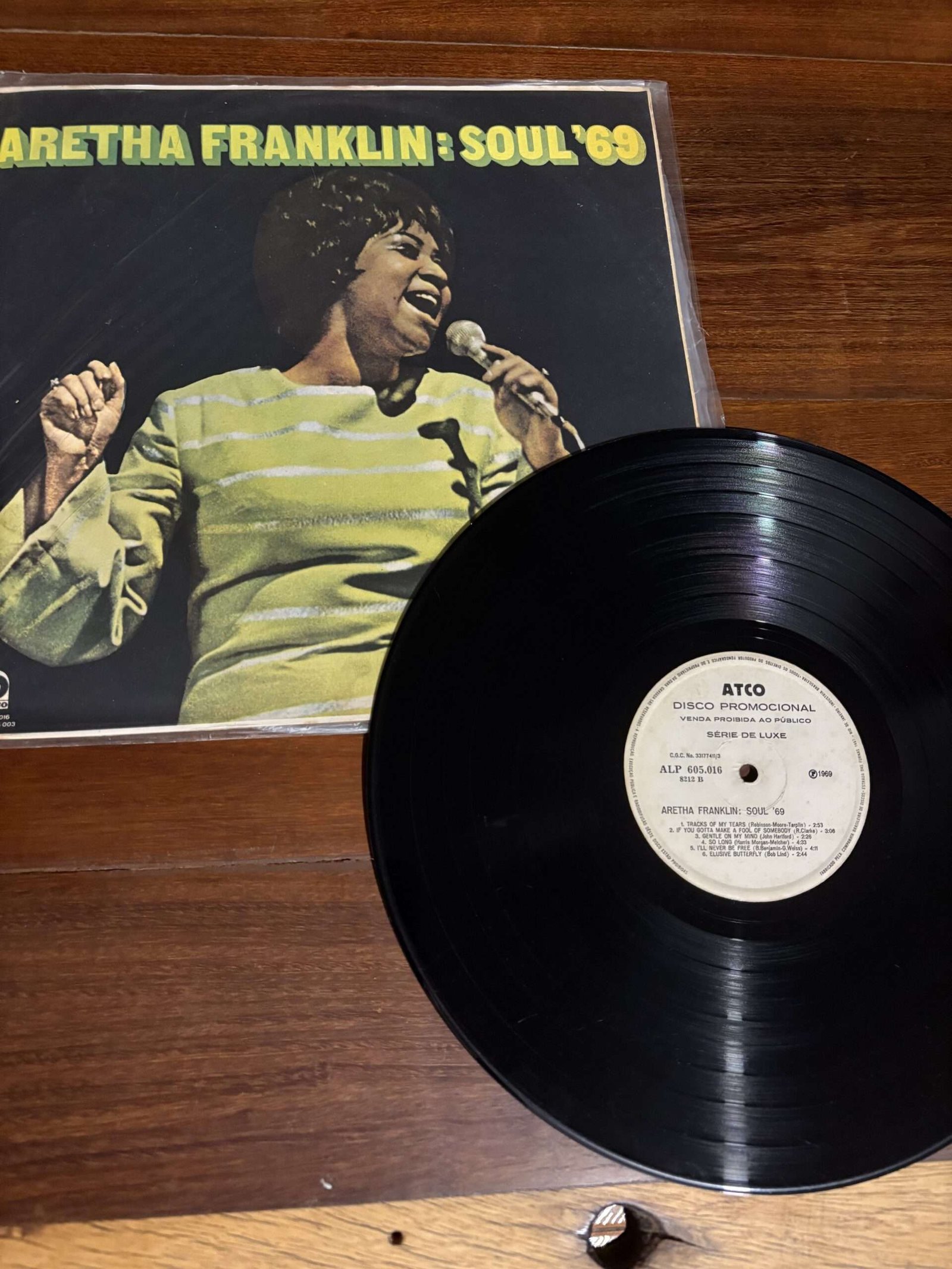Lp Aretha Franklin - Soul' 69 (1969) - Imagem 3