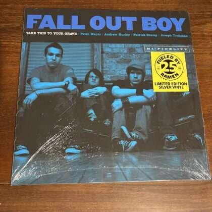 Lp Fall Out Boy - Take This To Your Grave (2003) Lacrado Reedição Importada Vinil Cinza