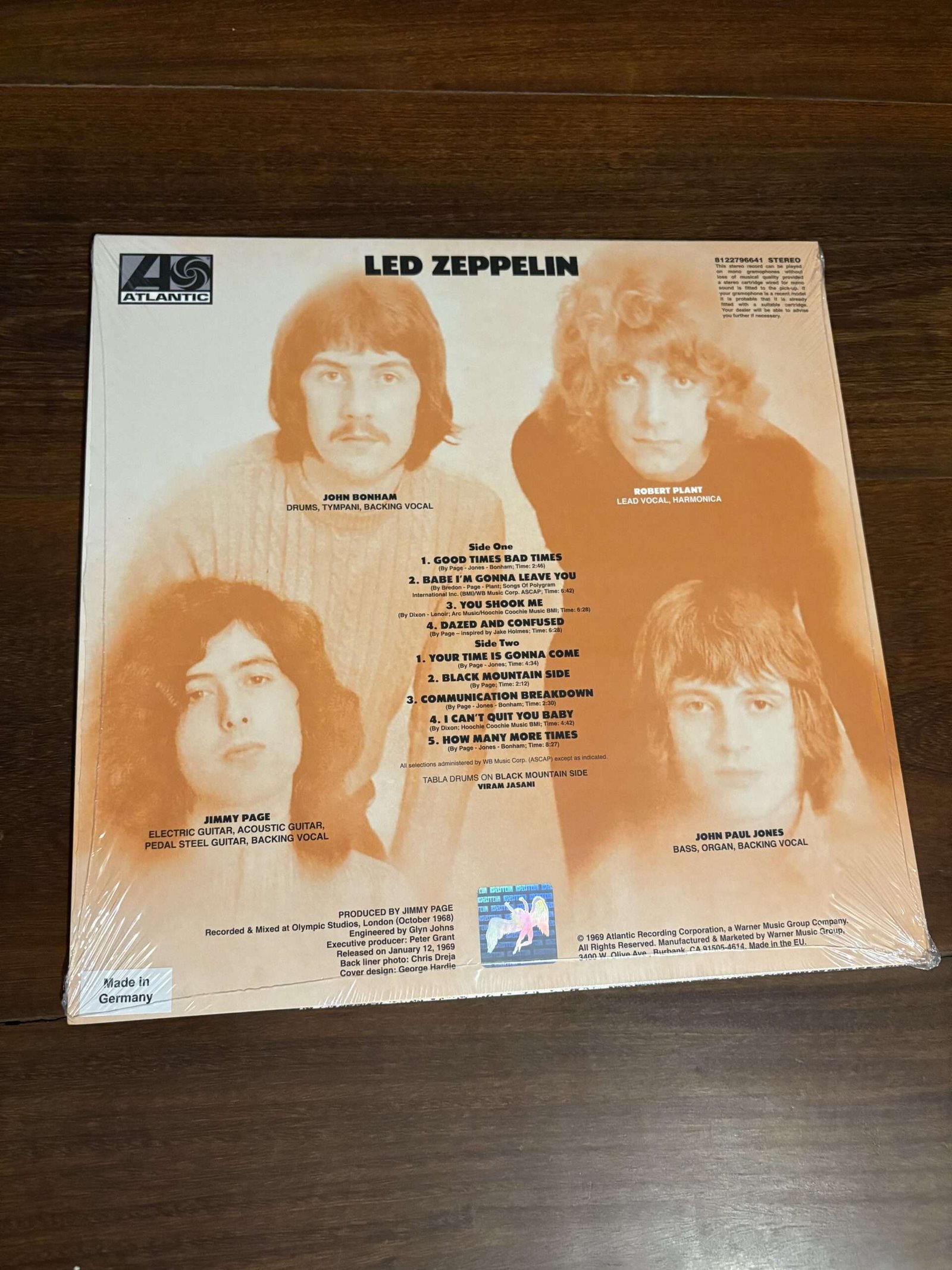 Lp Led Zeppelin - Led Zeppelin (1969) Lacrado Reedição Importada - Imagem 3