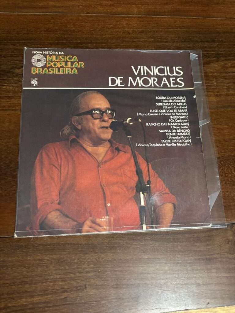 Lp Vinicius de Moraes - Nova História da Música Popular Brasileira (1977) 10 polegadas