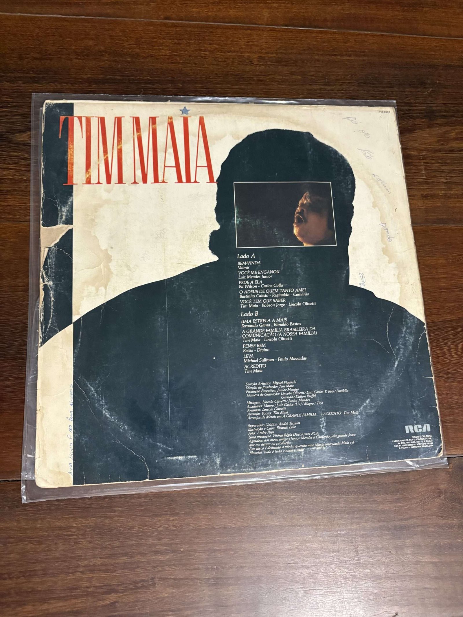 Lp Tim Maia - Leva Bem-Vinda (1985) - Imagem 3