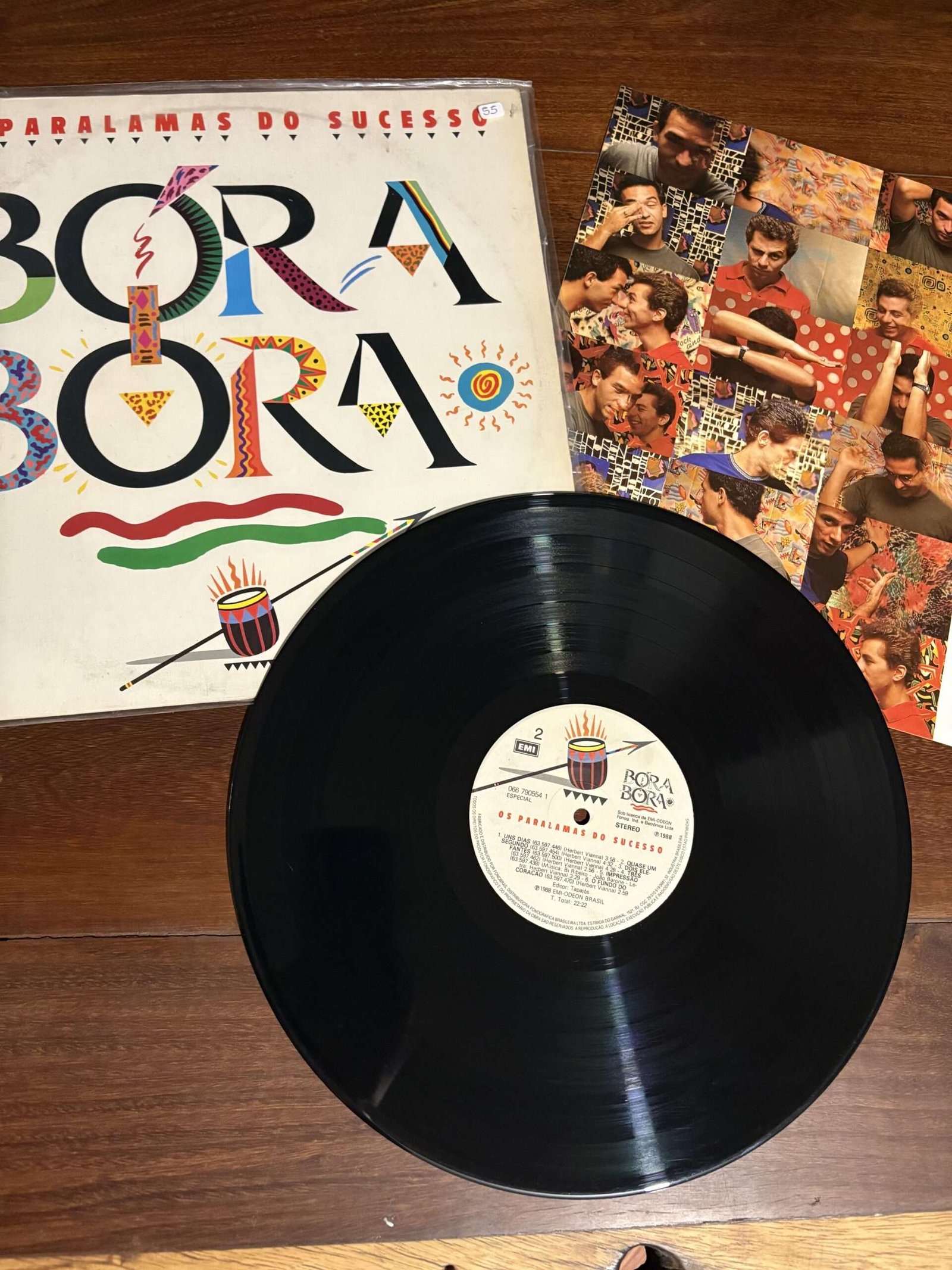 Lp Os Paralamas do Sucesso - Bora Bora (1988) - Imagem 3