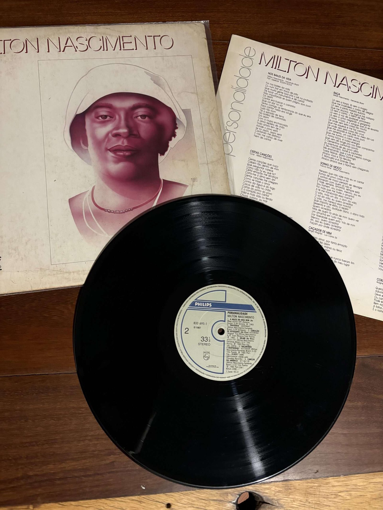Lp Milton Nascimento - Personalidade (1987) - Imagem 3