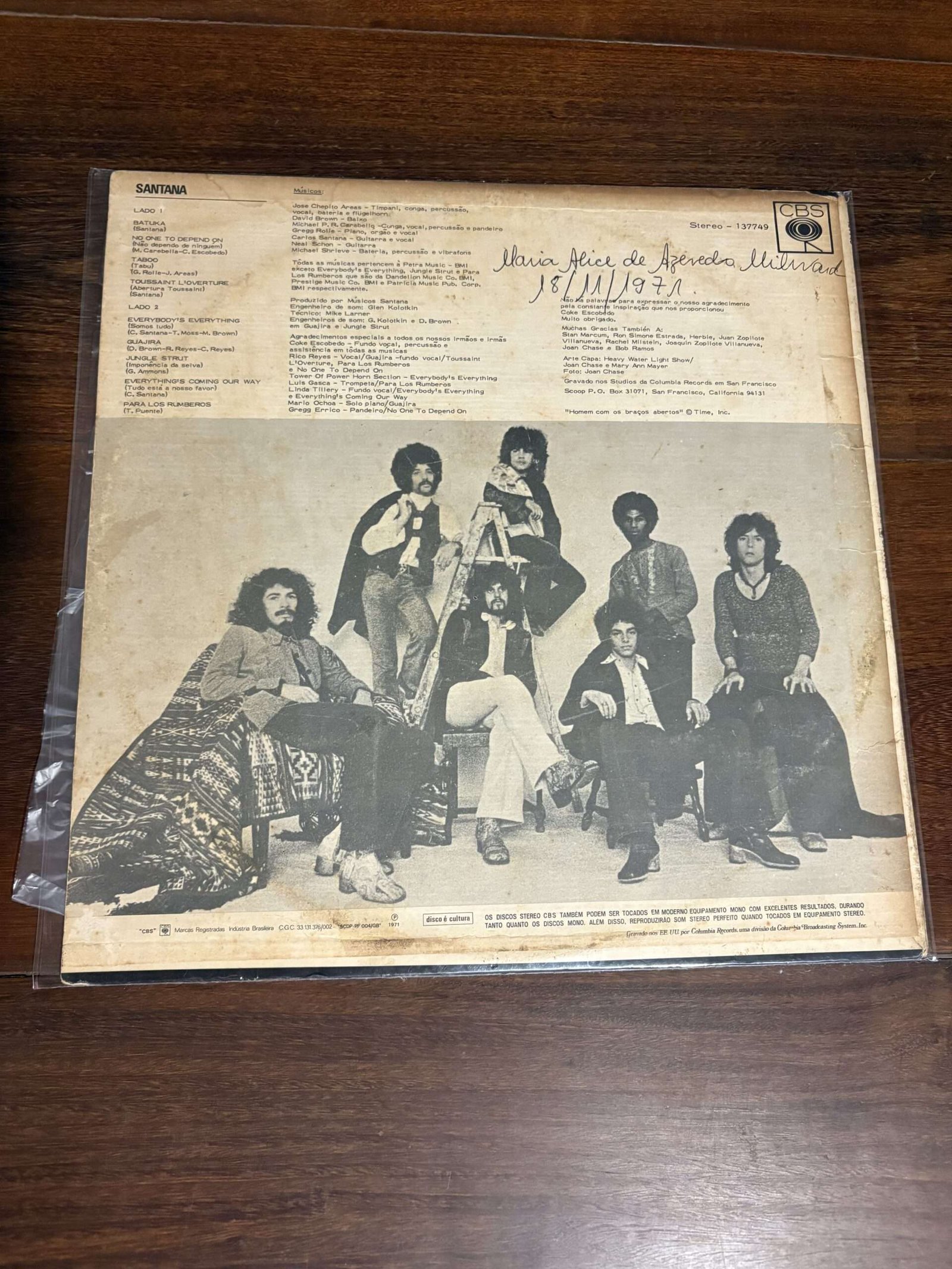 Lp Santana - Santana III (1971) - Imagem 2