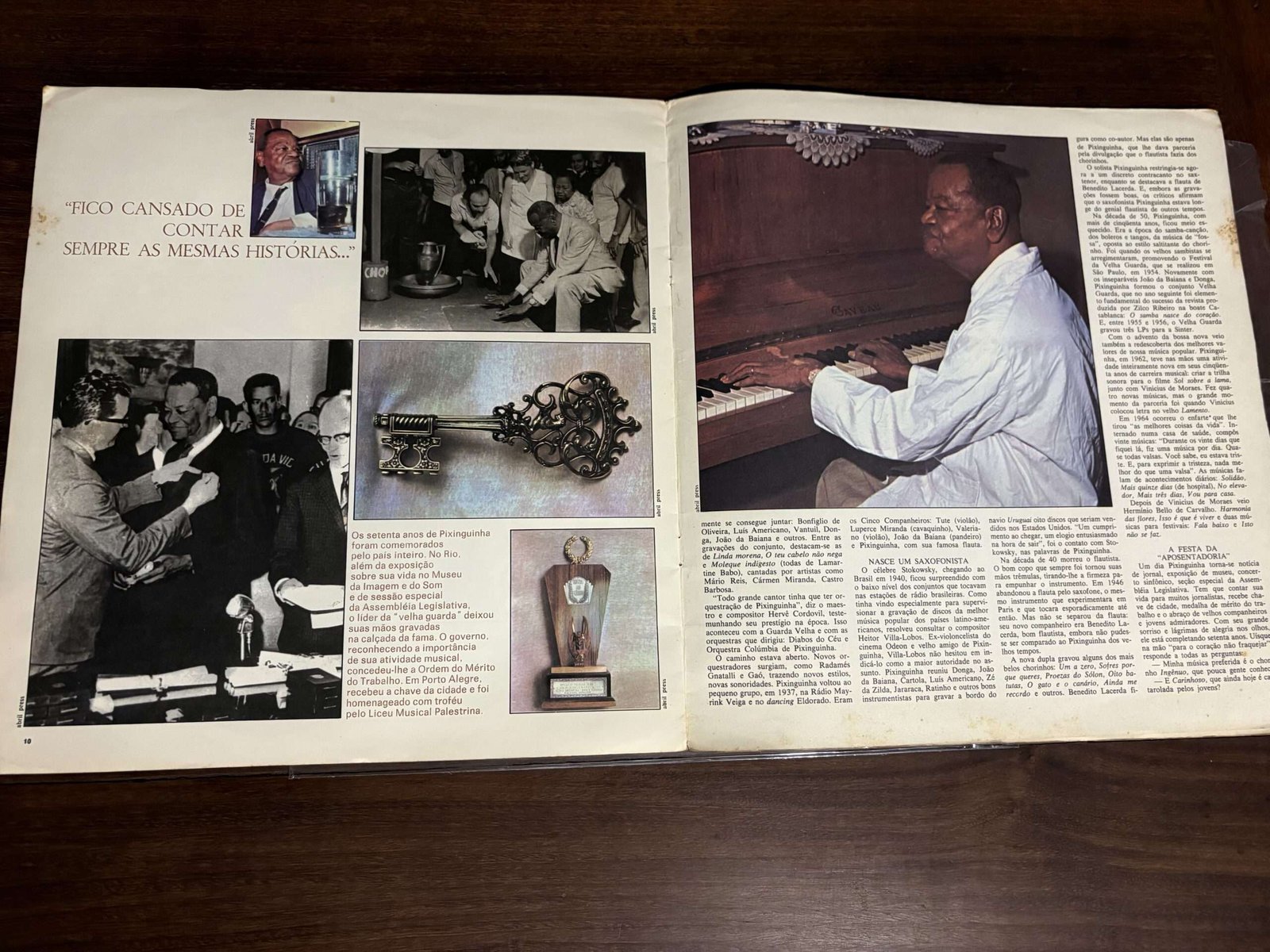 Lp Pixinguinha - Nova História da Música Popular Brasileira 10 polegadas - Imagem 3