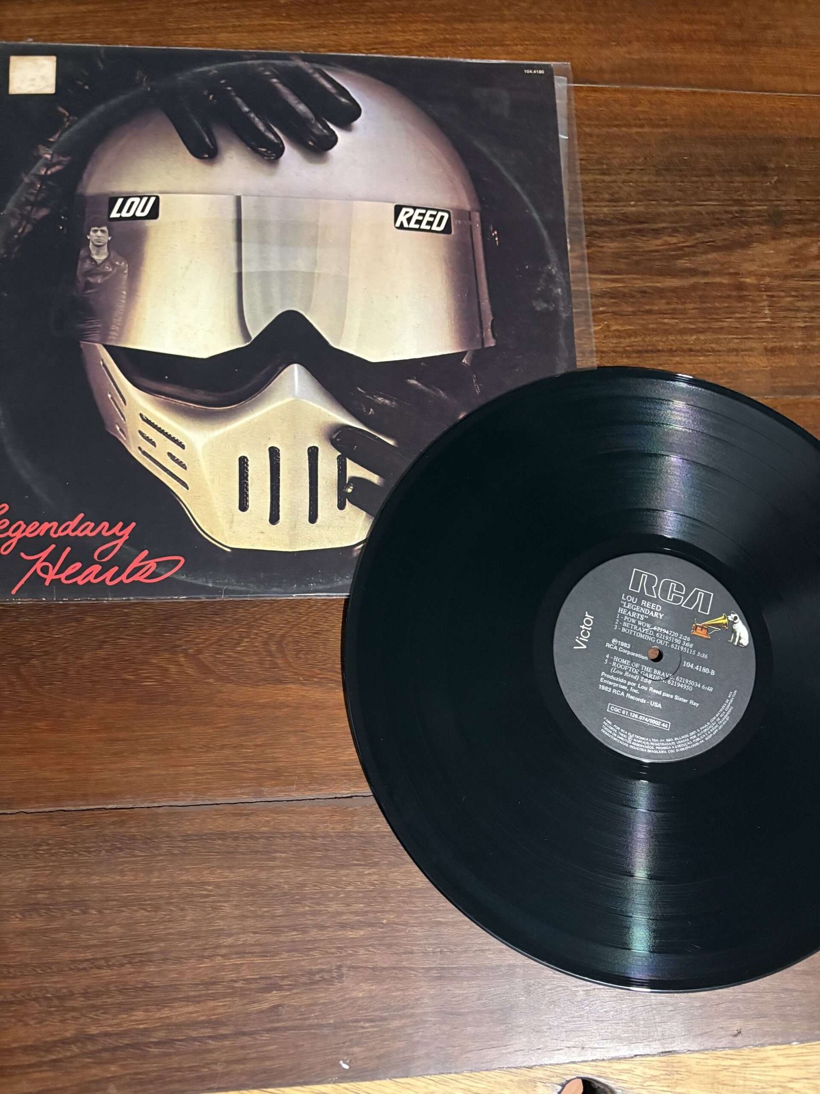 Lp Lou Reed - Legendary Hearts (1983) - Imagem 3