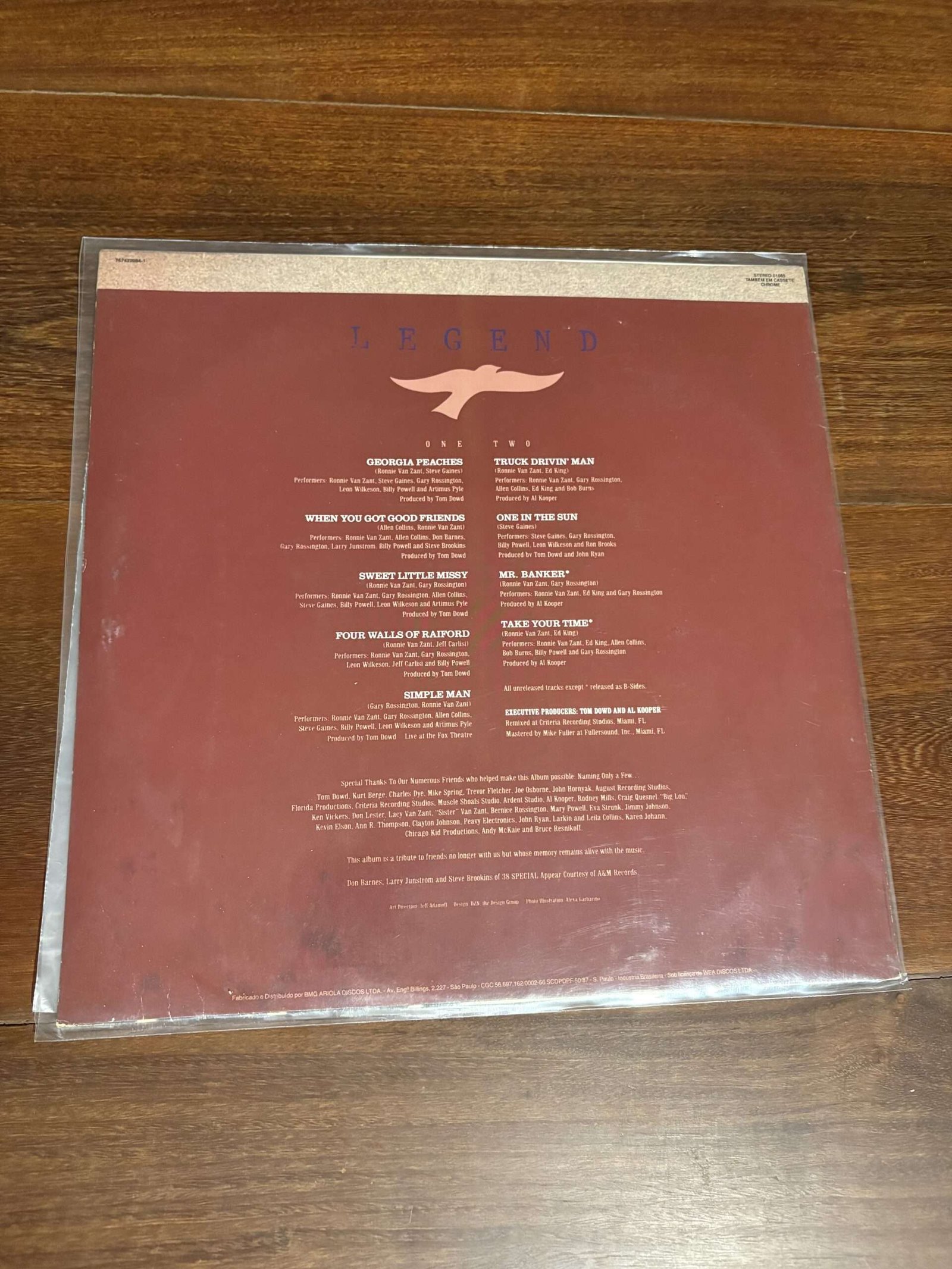 Lp Lynyrd Skynyrd - Legend (1987) - Imagem 2
