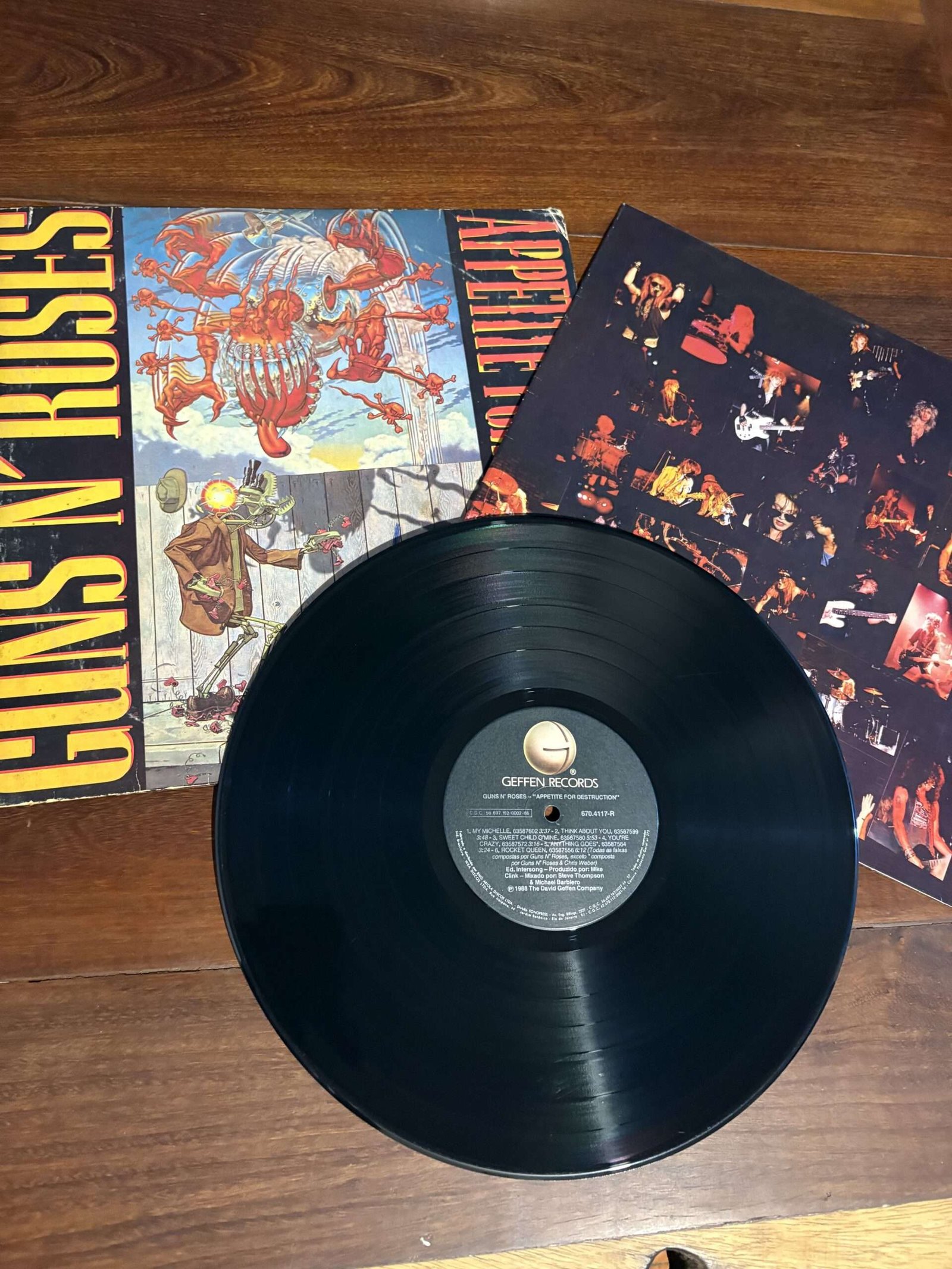 Lp Guns N' Roses - Appetite for Destruction (1987) - Imagem 3