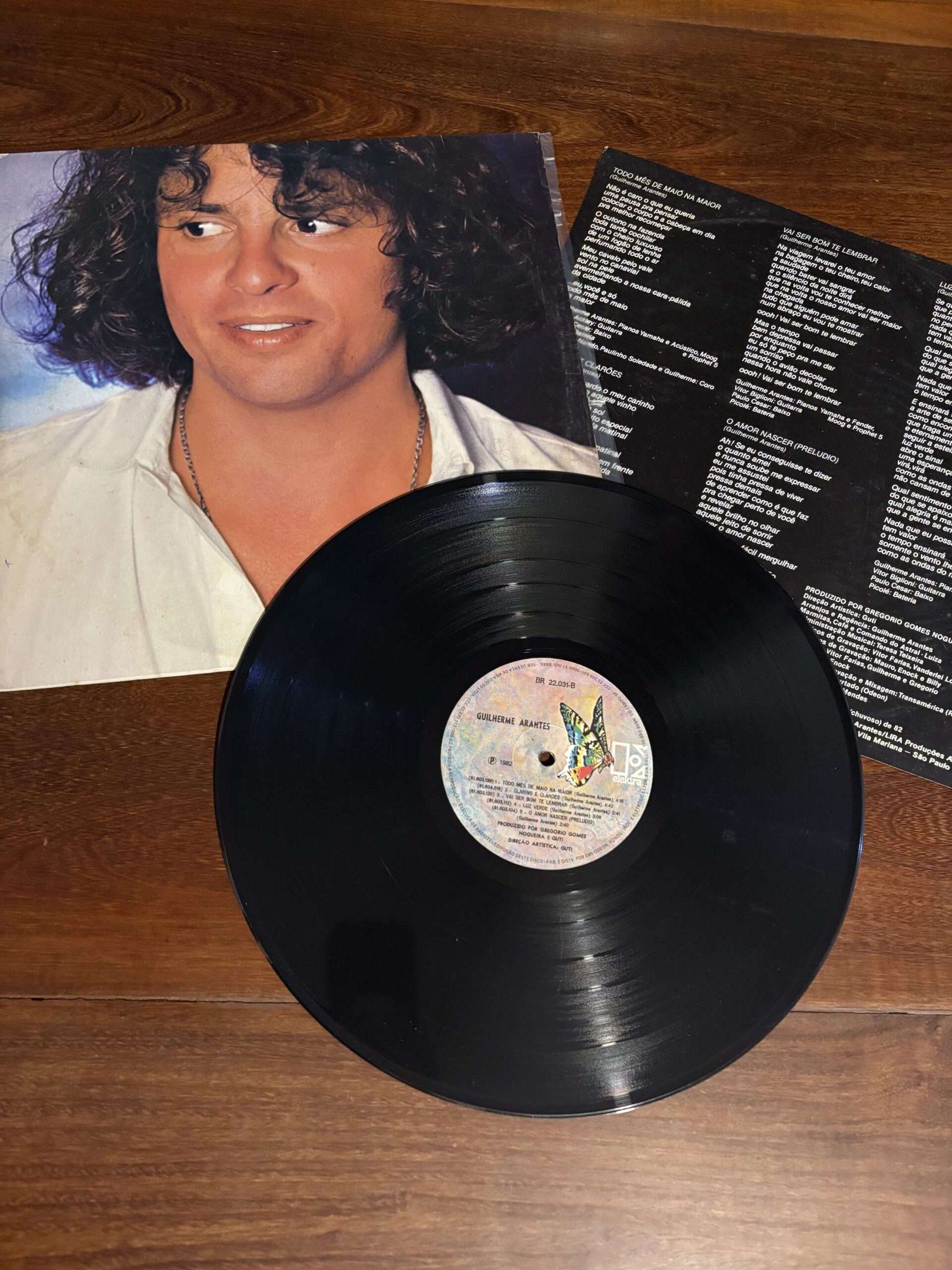 Lp Guilherme Arantes - Guilherme Arantes (1982) - Imagem 2