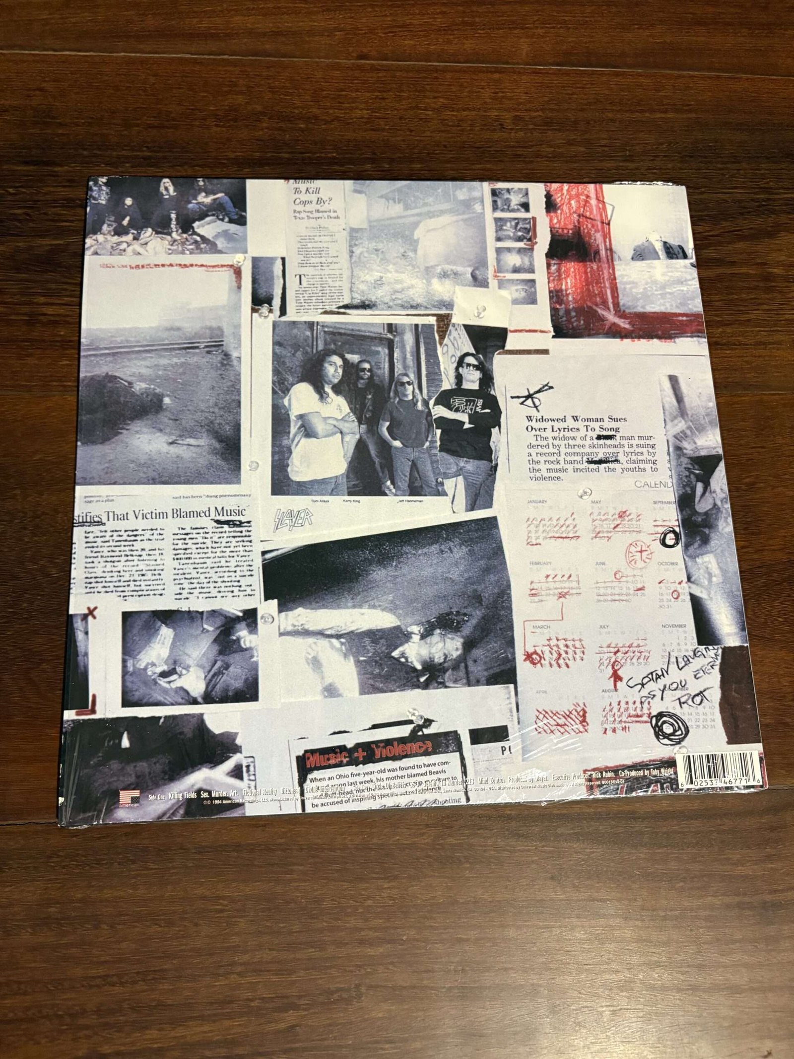 Lp Slayer - Divine Intervention (1994) Lacrado Reedição Importada - Imagem 2