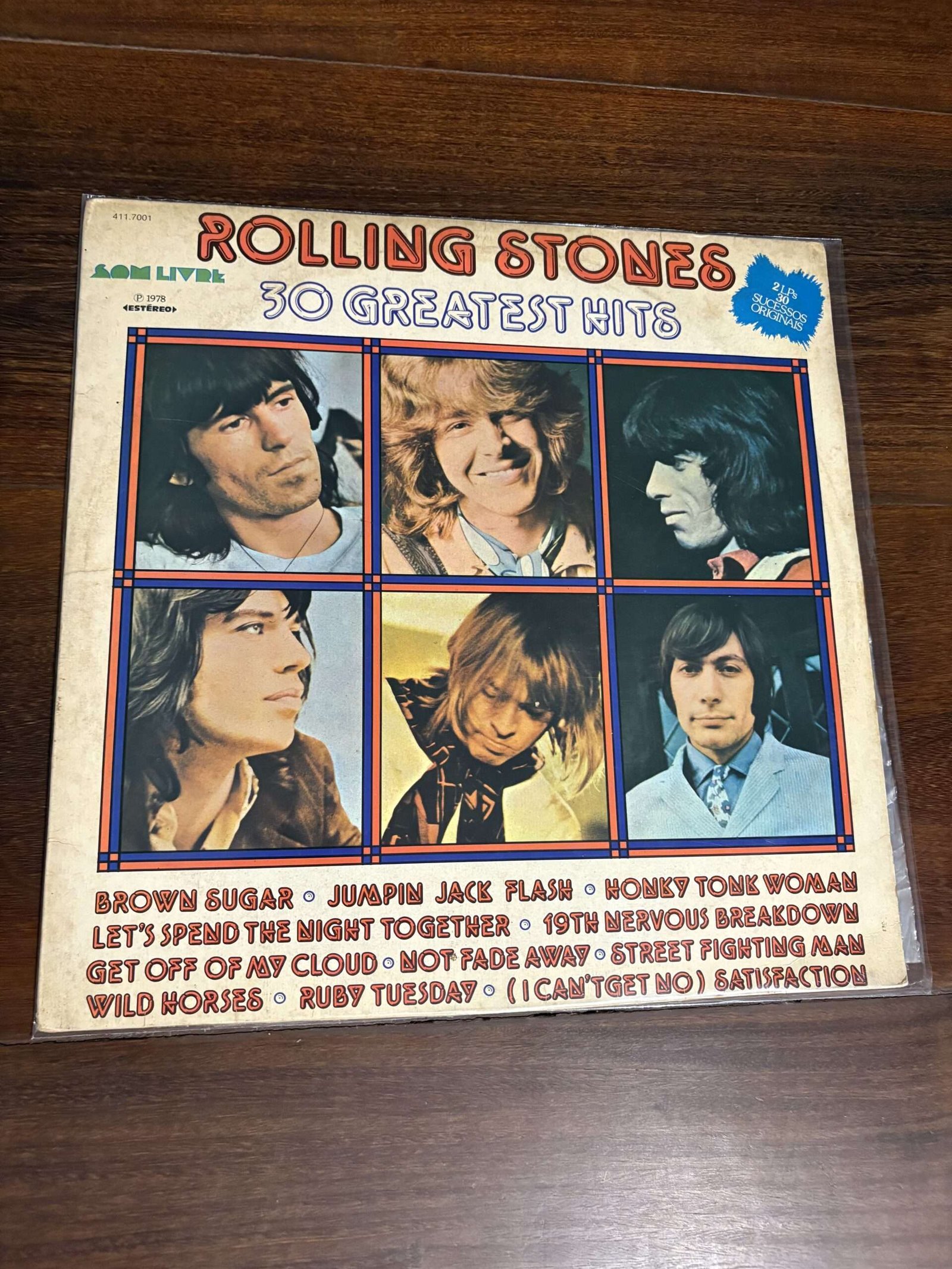 Lp The Rolling Stones - 30 Greatest Hits (1977) Duplo