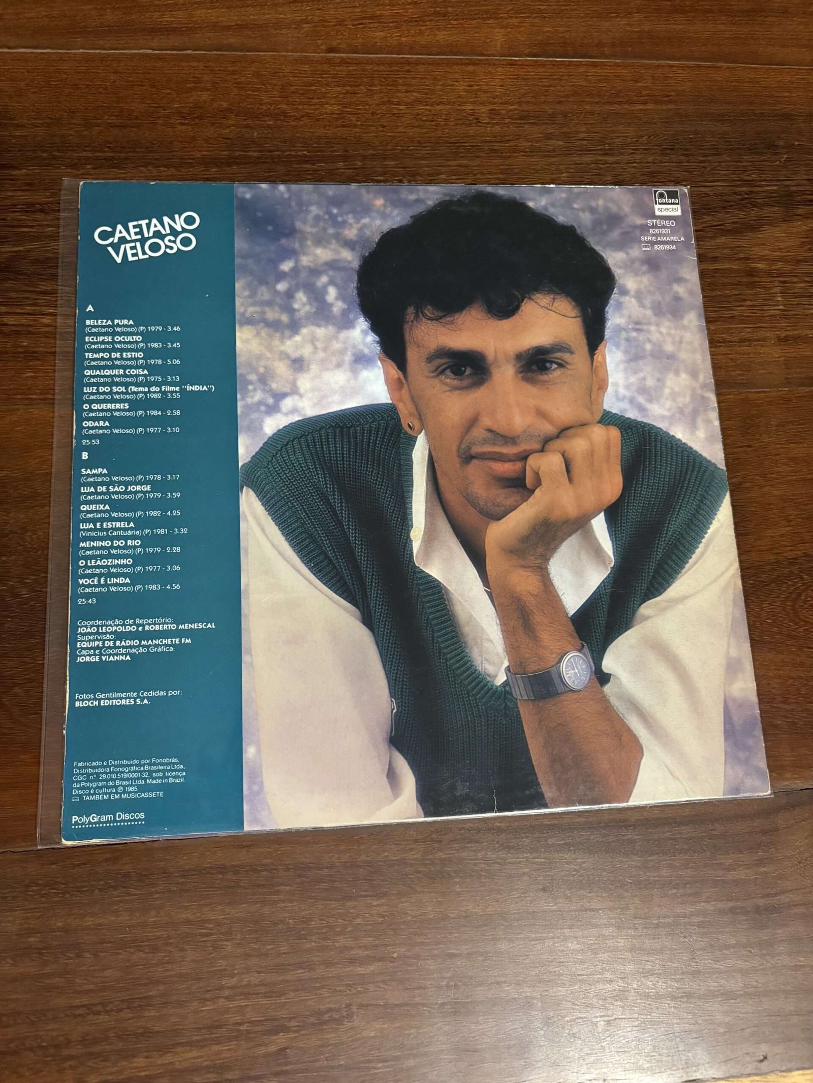 Lp Caetano Veloso - Caetanear (1985) - Imagem 2