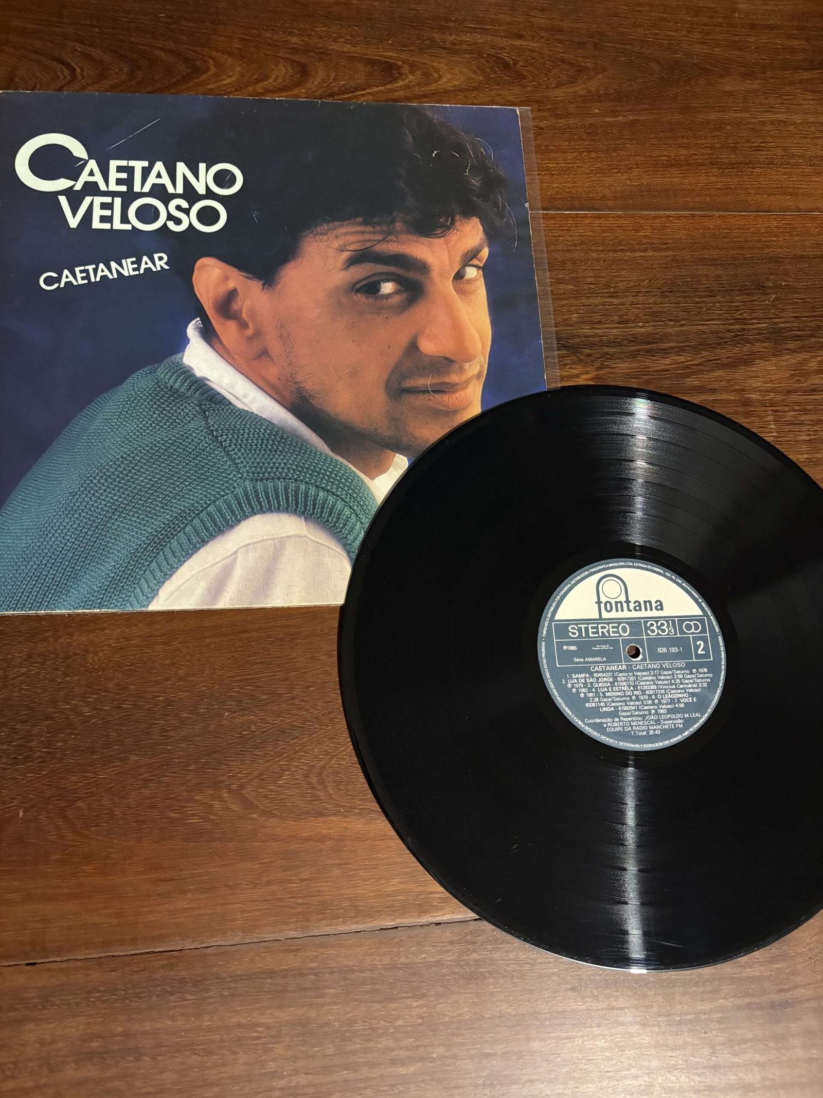 Lp Caetano Veloso - Caetanear (1985) - Imagem 3