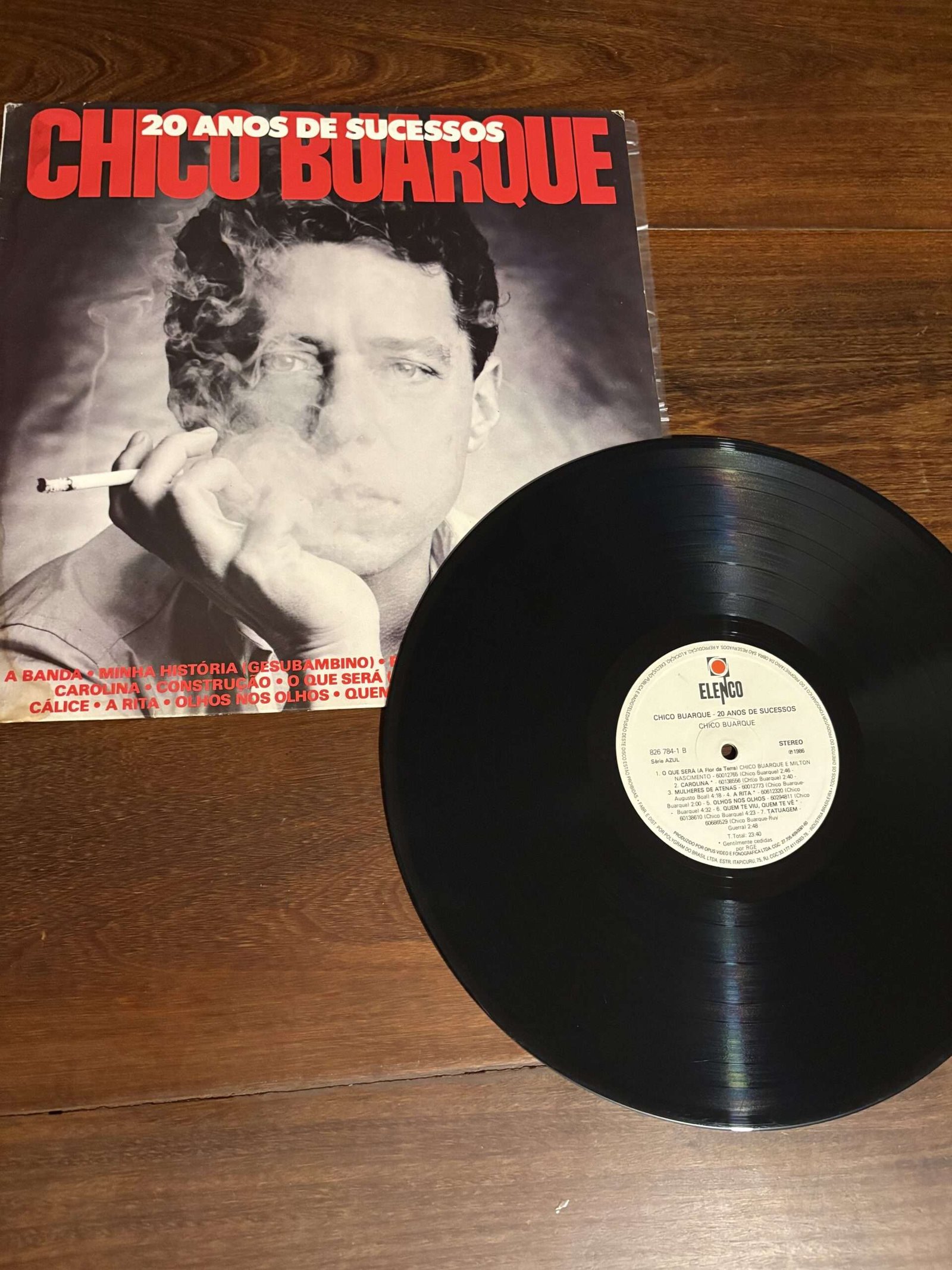 Lp Chico Buarque - 20 Anos de Sucessos (1986) - Imagem 3