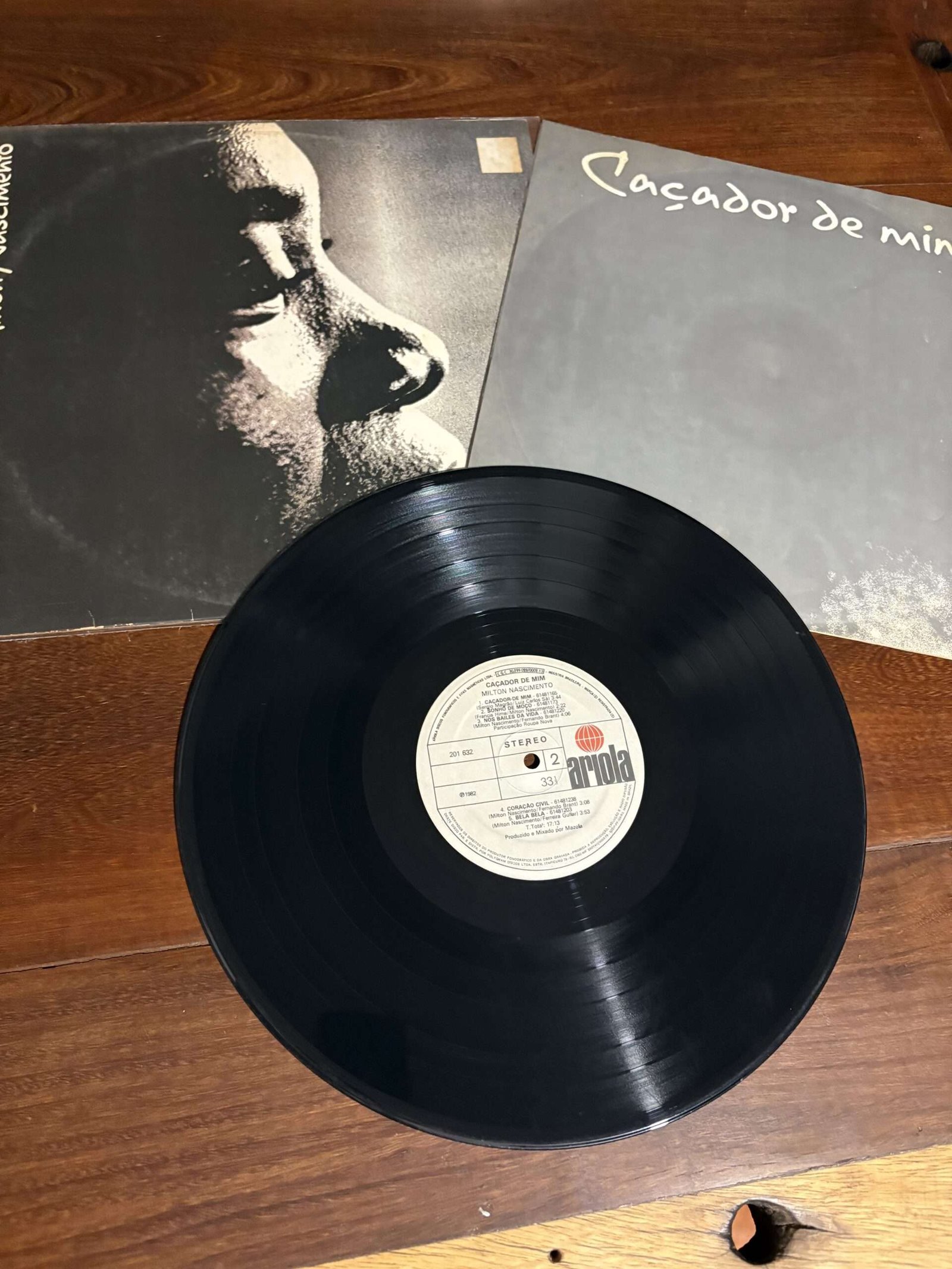 Lp Milton Nascimento - Caçador de Mim (1981) - Imagem 3