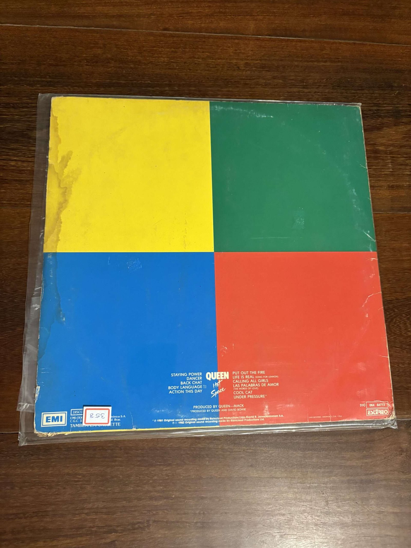 Lp Queen - Hot Space (1982) - Imagem 2
