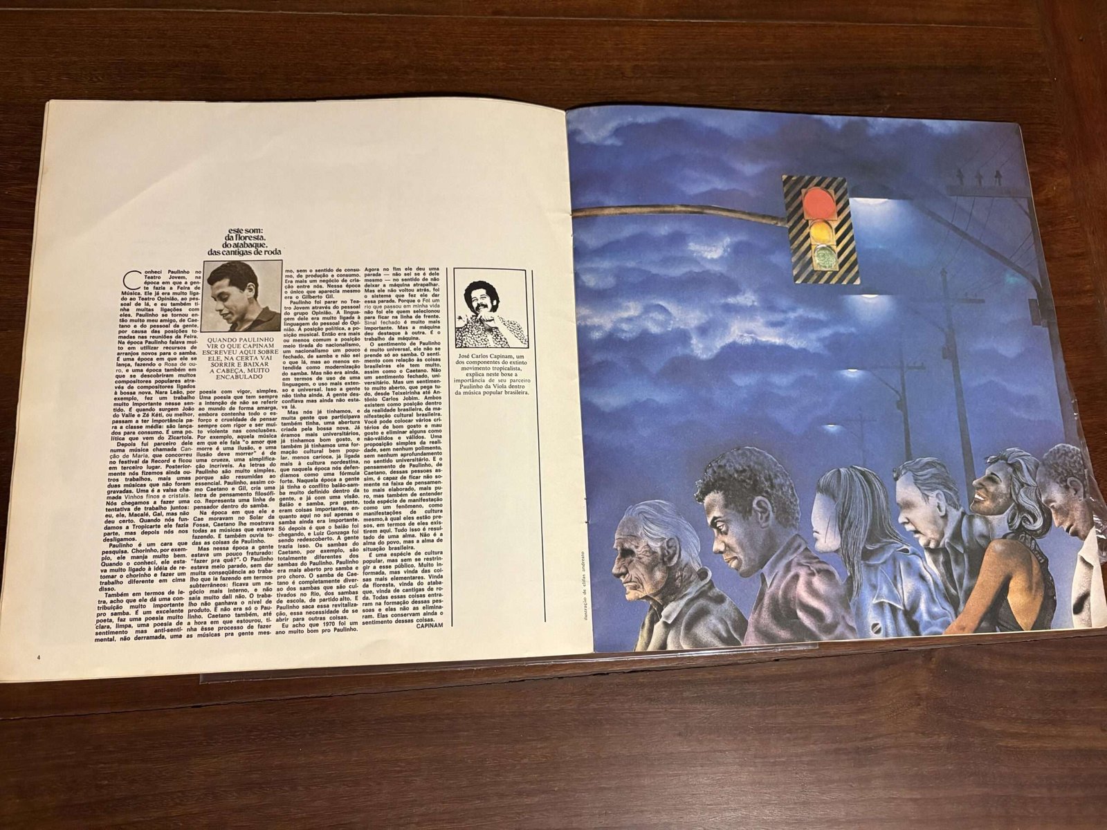 Lp Paulinho da Viola - Nova História da Música Popular Brasileira (1976) 10 polegadas - Imagem 3