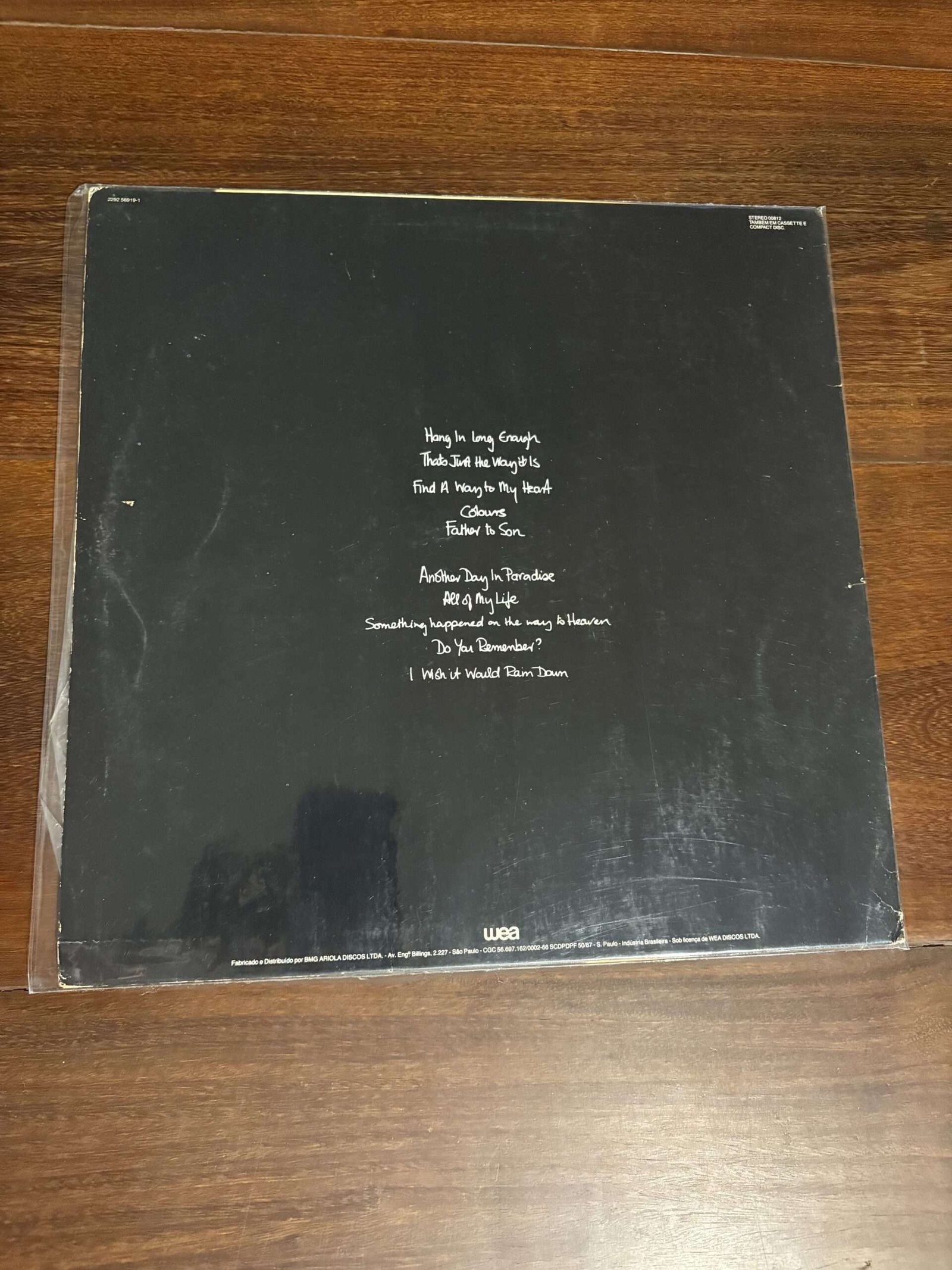 Lp Phil Collins - ... But Seriously (1989) - Imagem 2