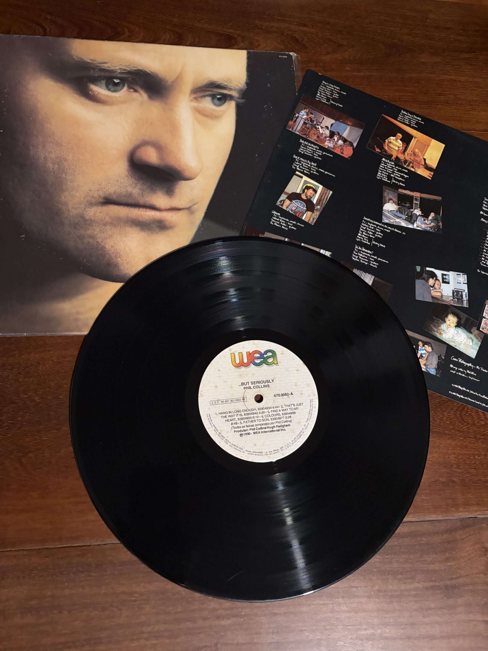 Lp Phil Collins - ... But Seriously (1989) - Imagem 3