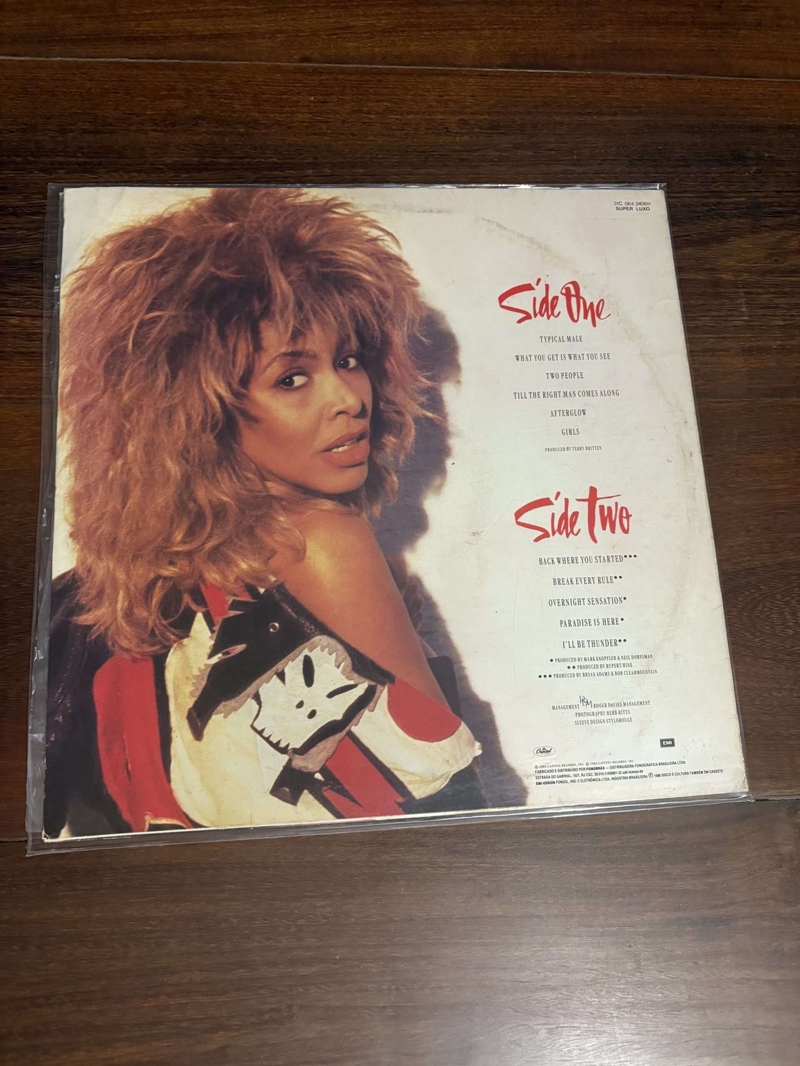 Lp Tina Turner - Break Every Rule (1986) - Imagem 2