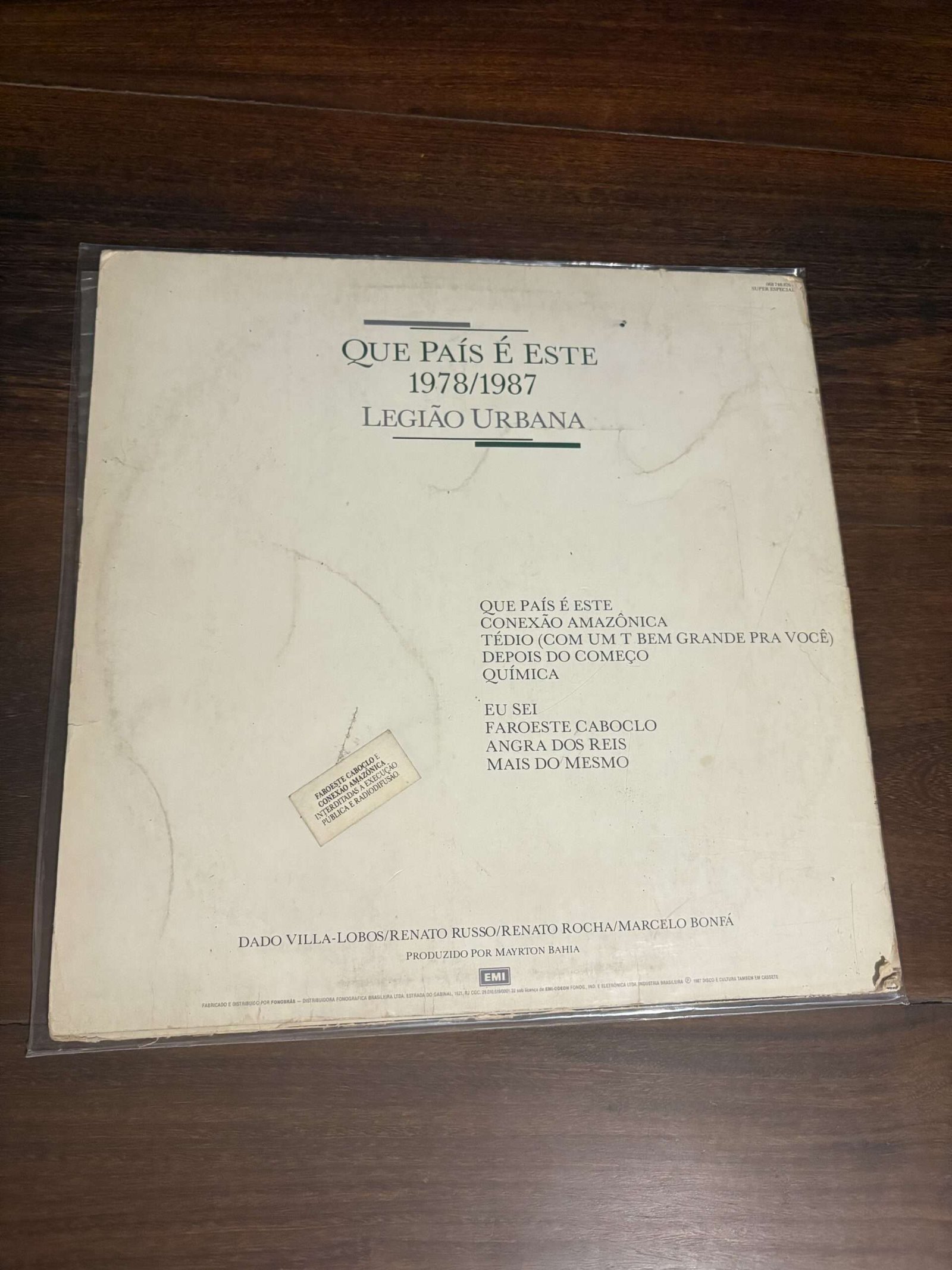 Lp Legião Urbana - Que País é Este (1987) - Imagem 2