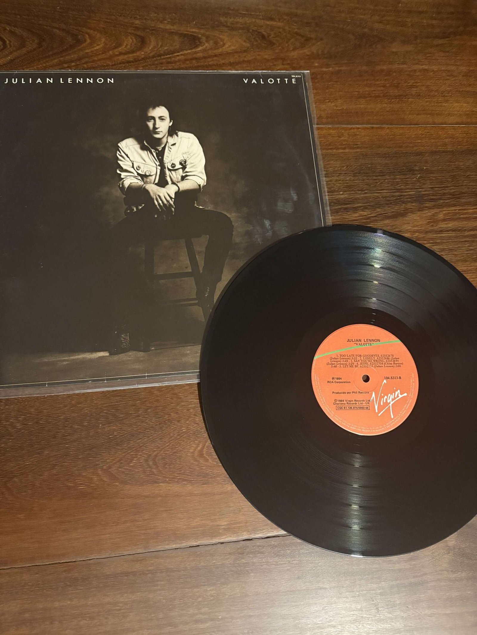 Lp Julian Lennon - Valotte (1984) - Imagem 3