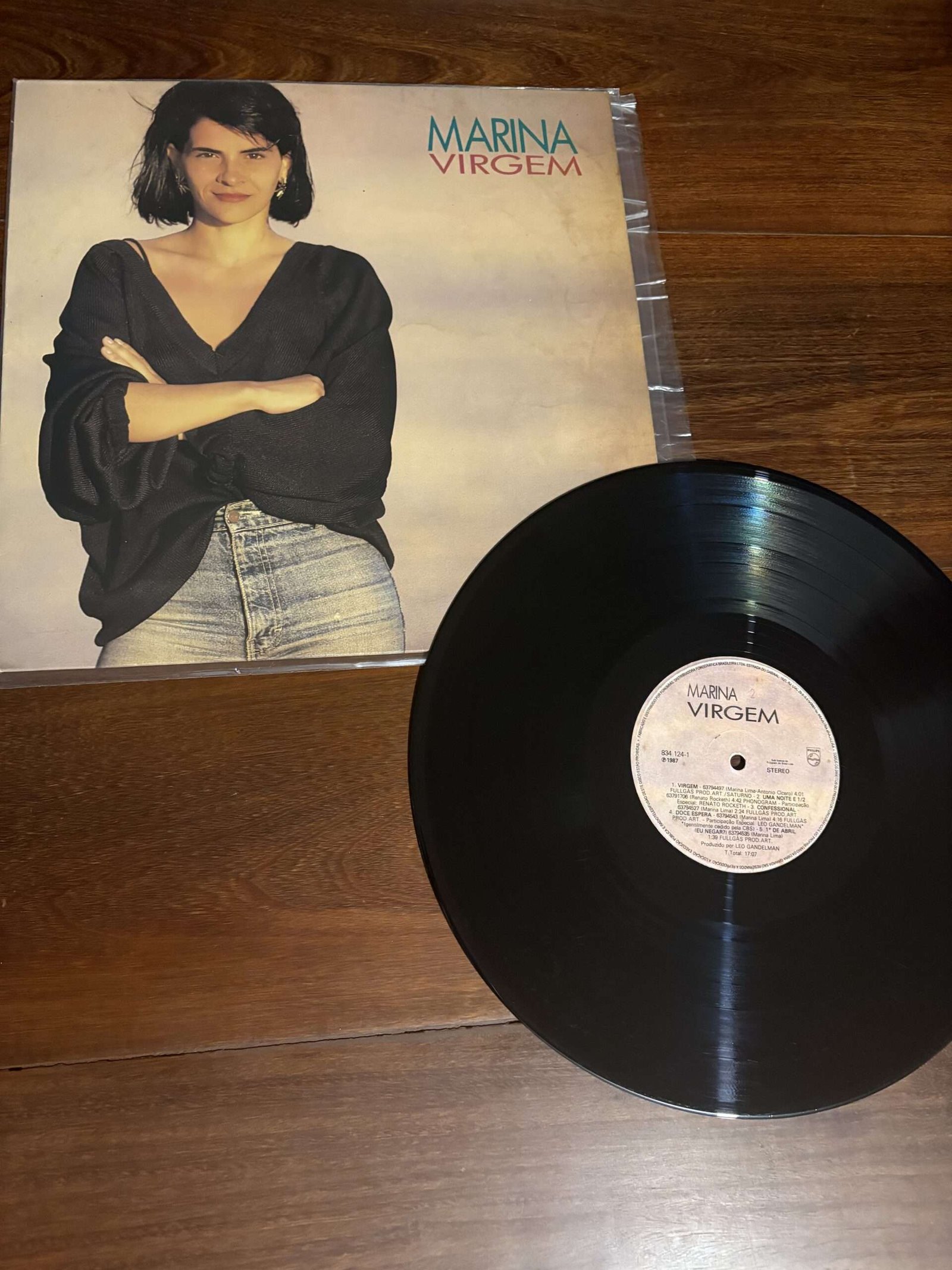 Lp Marina Lima - Virgem (1987) - Imagem 2