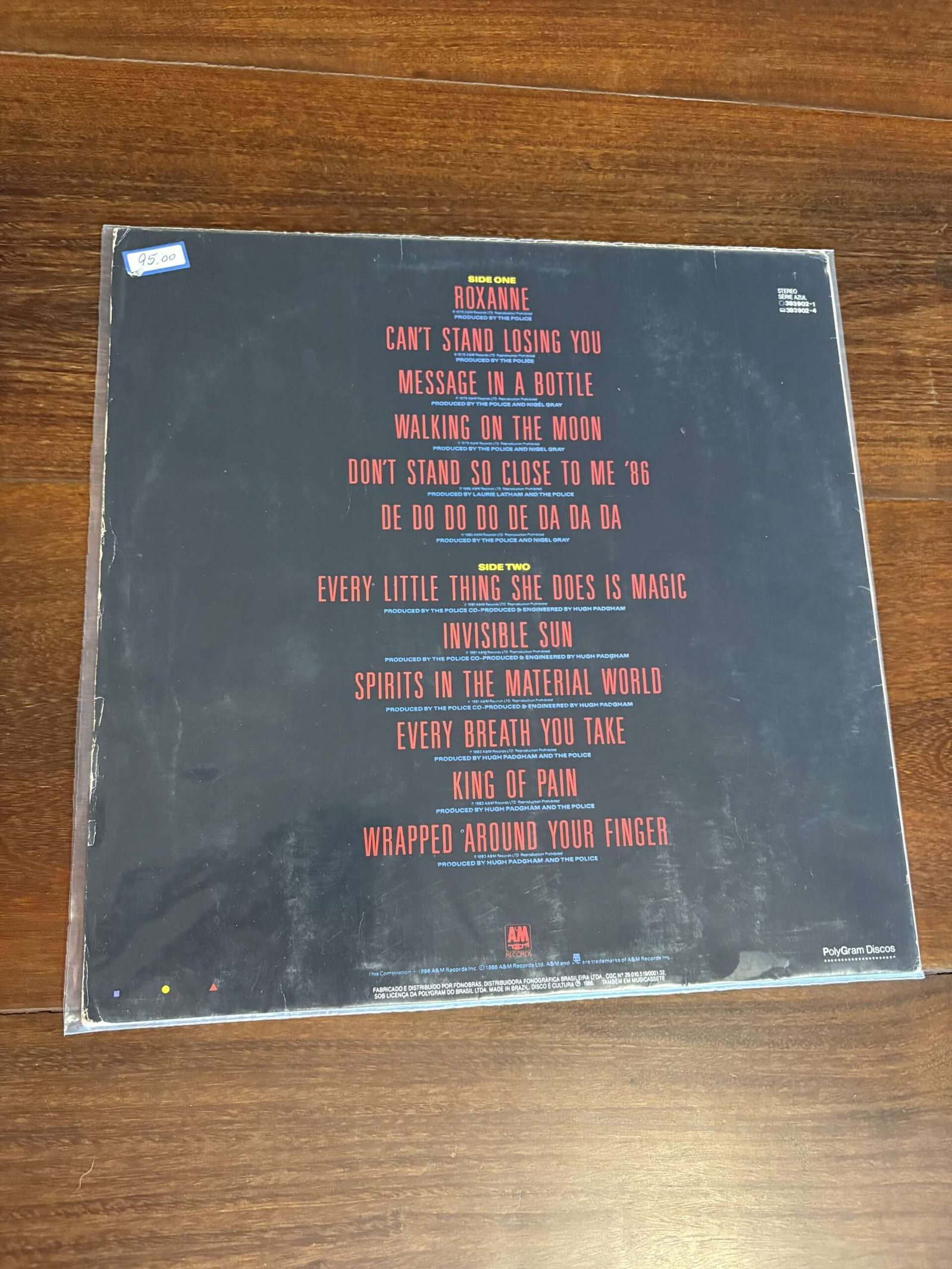 Lp The Police - Every Breath You Take: The Singles (1986) - Imagem 2