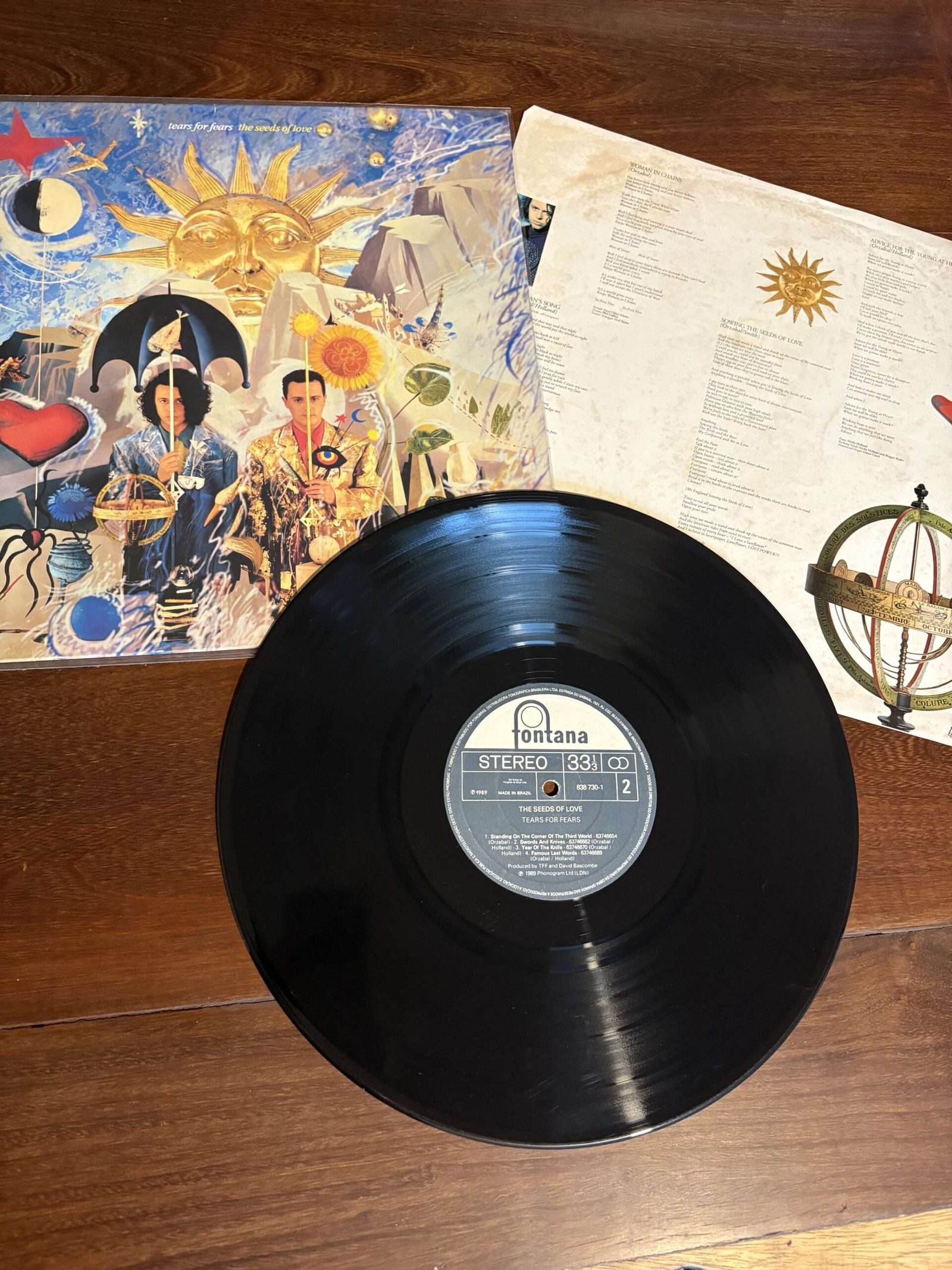 Lp Tears For Fears - The Seeds Of Love (1989) - Imagem 3