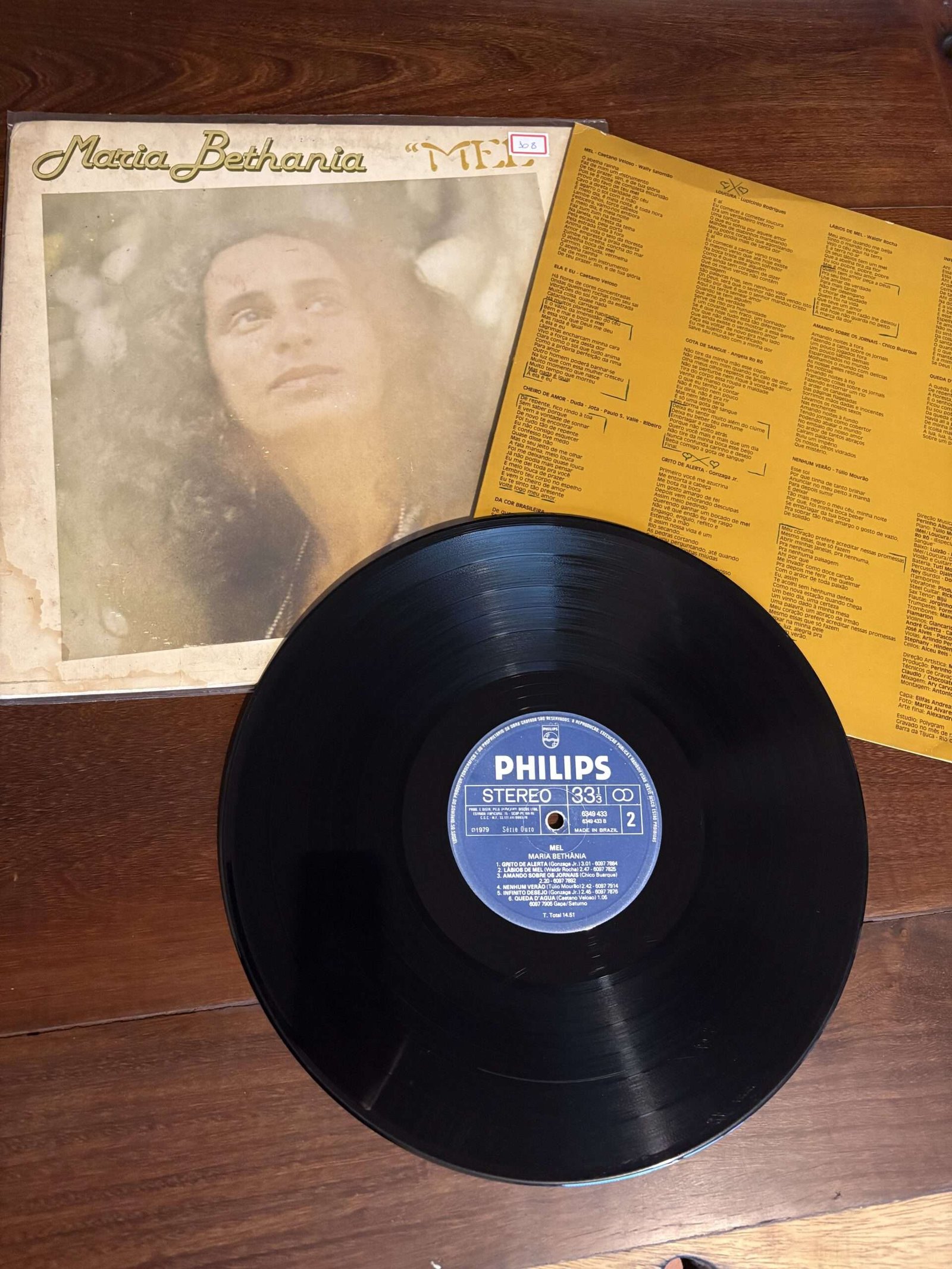 Lp Maria Bethânia - Mel (1979) - Imagem 3