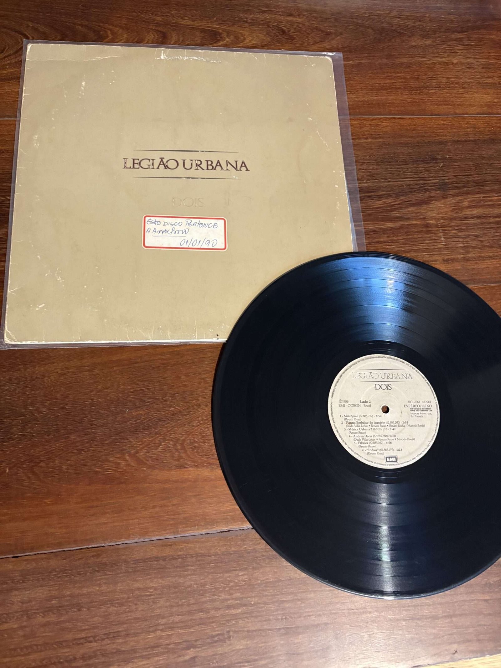 Lp Legião Urbana - Dois (1986) - Imagem 3