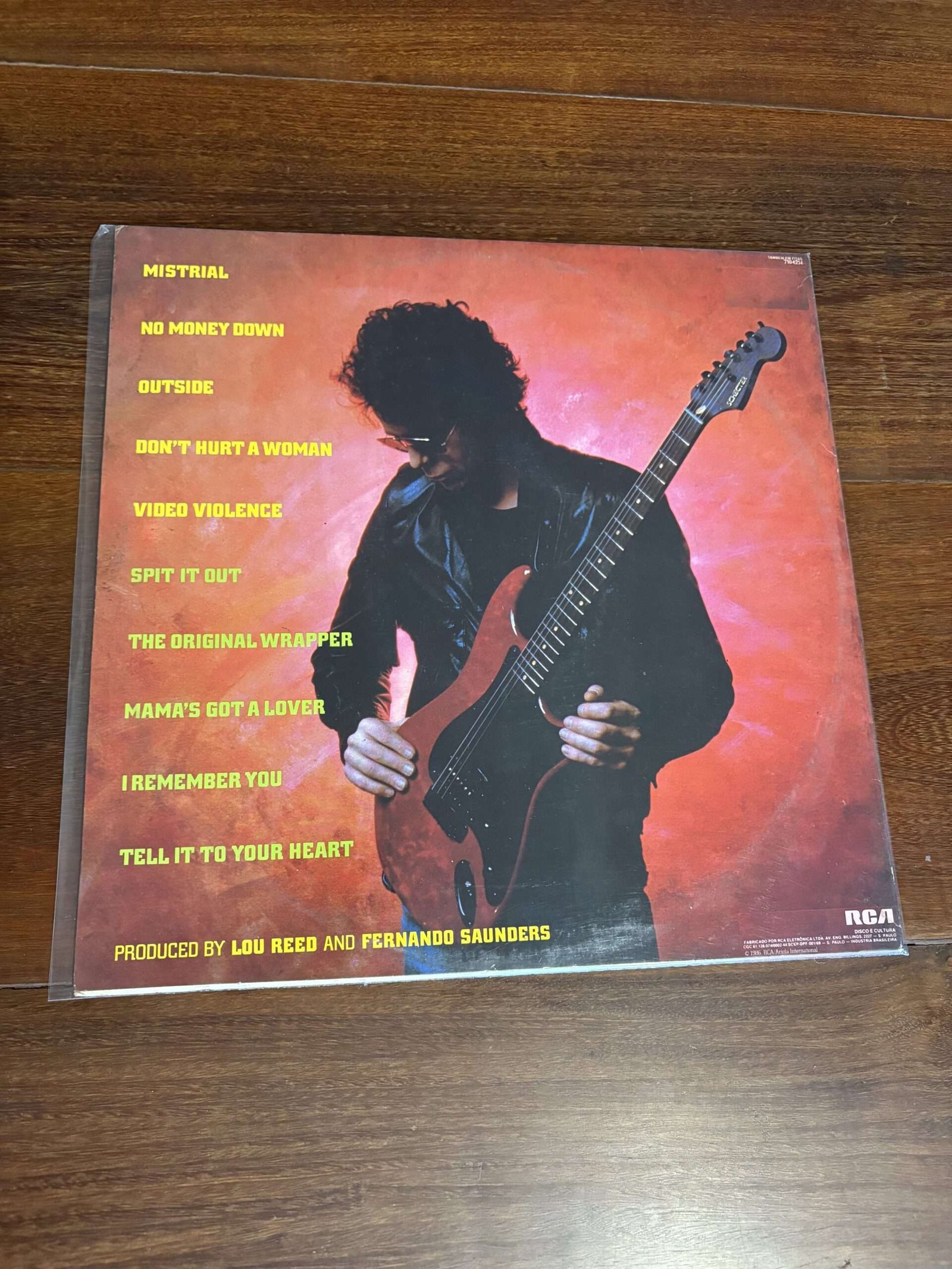 Lp Lou Reed - Mistrial (1986) - Imagem 2