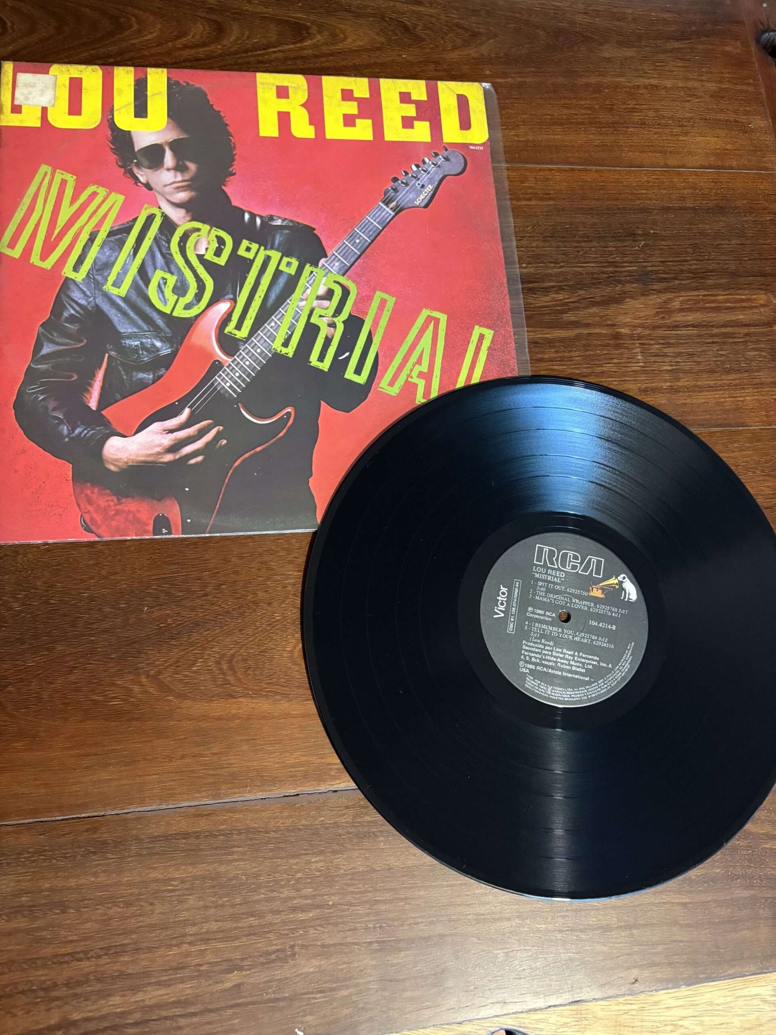 Lp Lou Reed - Mistrial (1986) - Imagem 3