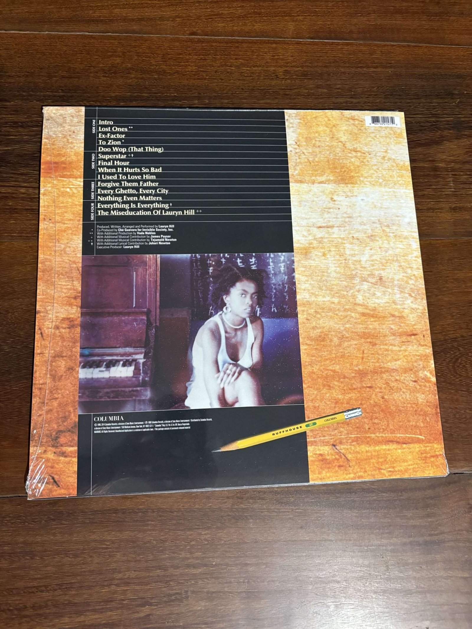 Lp Lauryn Hill - The Miseducation Of Lauryn Hill (1998) Lacrado Edição Importada - Imagem 2