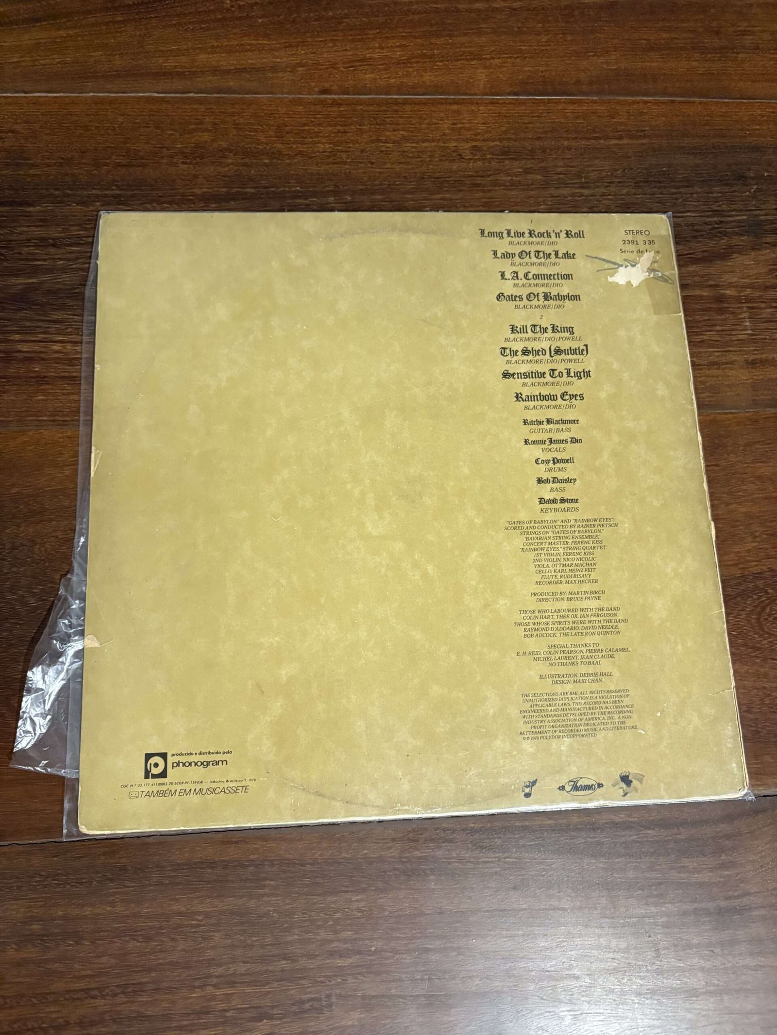 Lp Rainbow - Long Live Rock N' Roll (1978) - Imagem 2