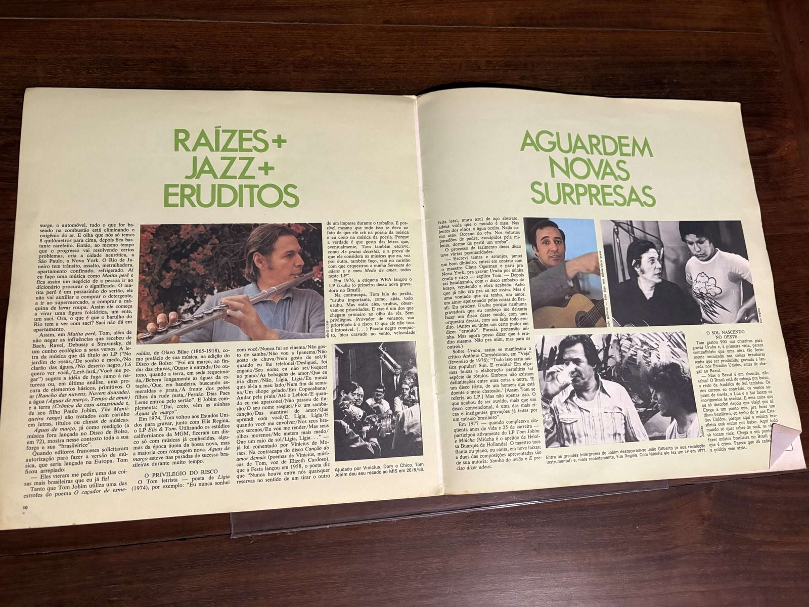 Lp Tom Jobim - Nova História da Música Popular Brasileira (1977) 10 polegadas - Imagem 3