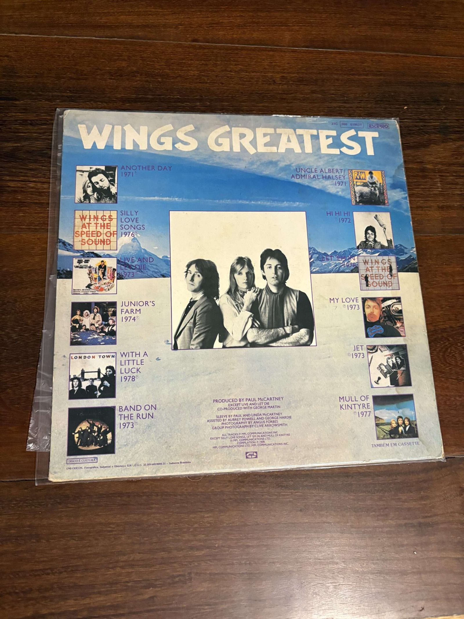 Lp Wings - Wings Greatest (1978) - Imagem 2