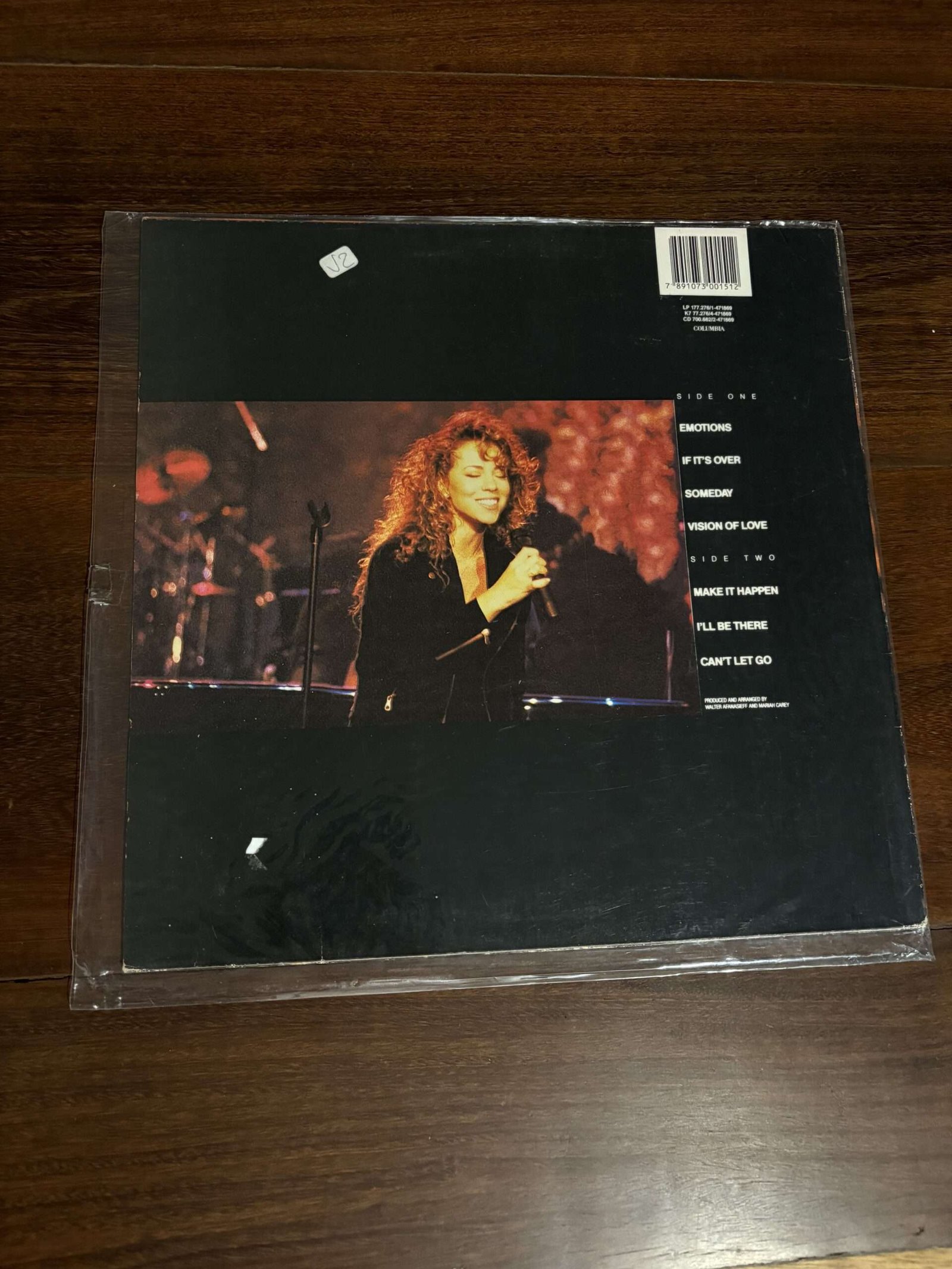 Lp Mariah Carey - MTV Unplugged (1992) - Imagem 2