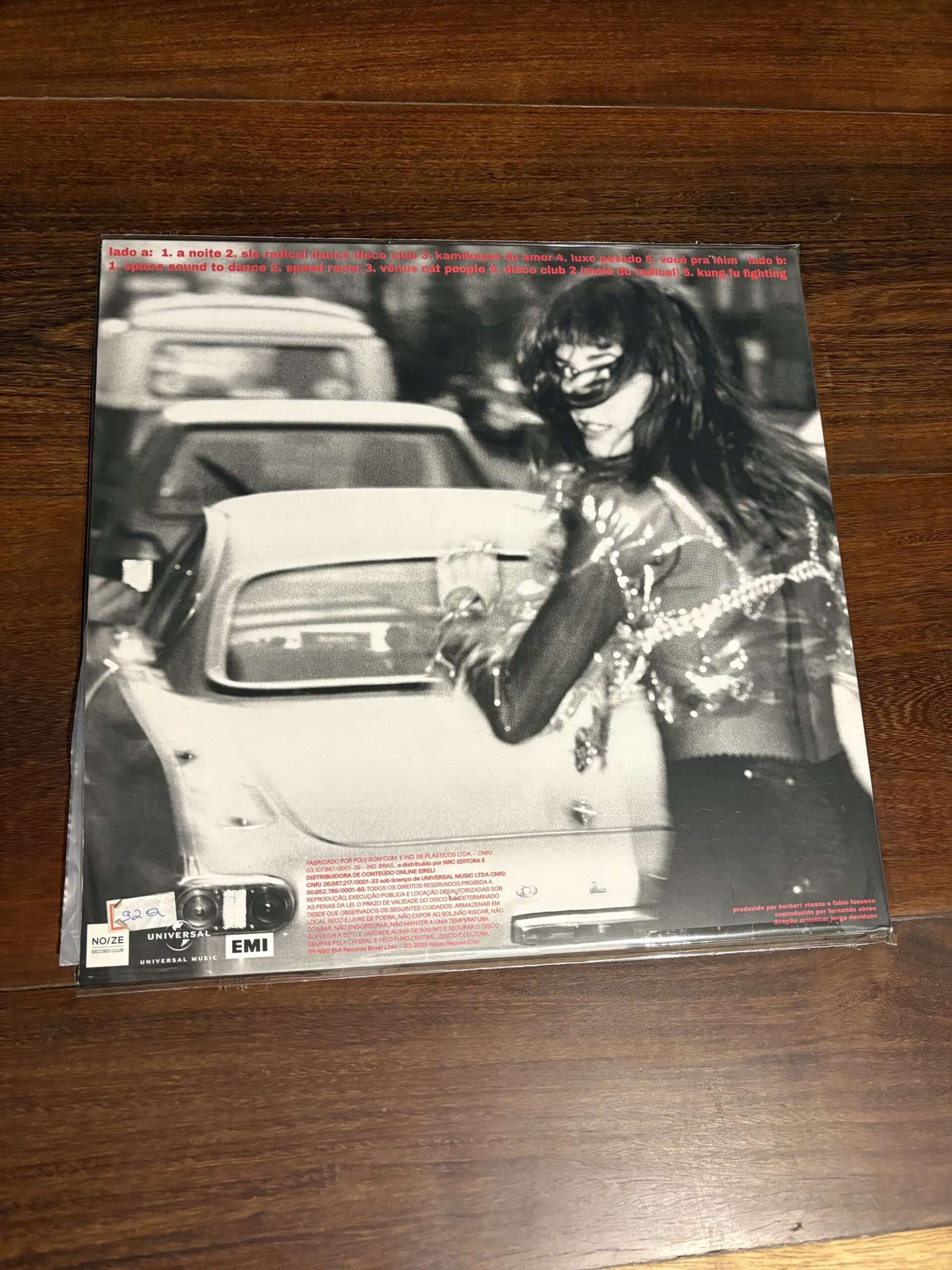 Lp Fernanda Abreu - Sla Radical Dance Disco Club (1990) Edição Noize Lp Vermelho - Imagem 2