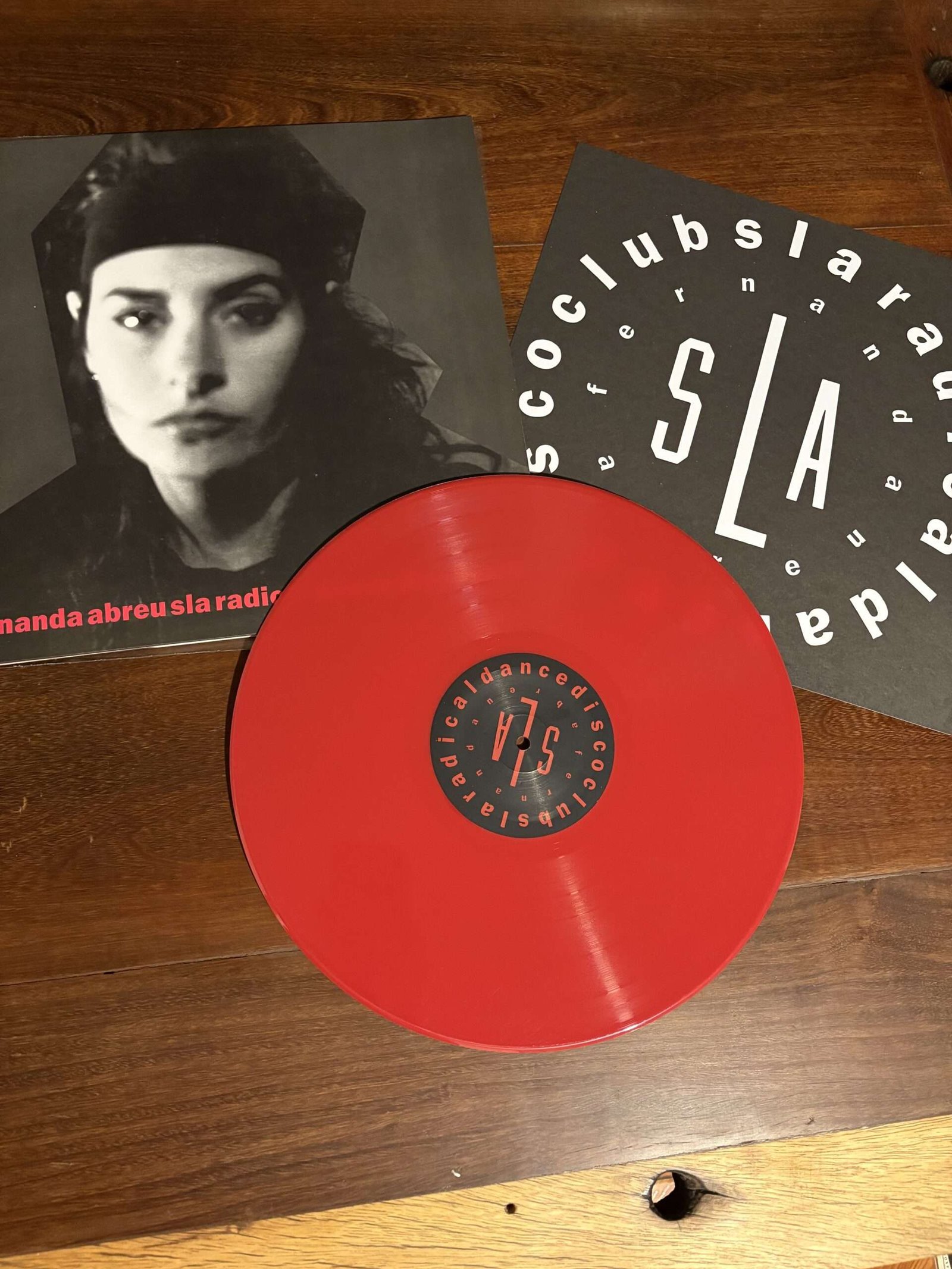 Lp Fernanda Abreu - Sla Radical Dance Disco Club (1990) Edição Noize Lp Vermelho - Imagem 4