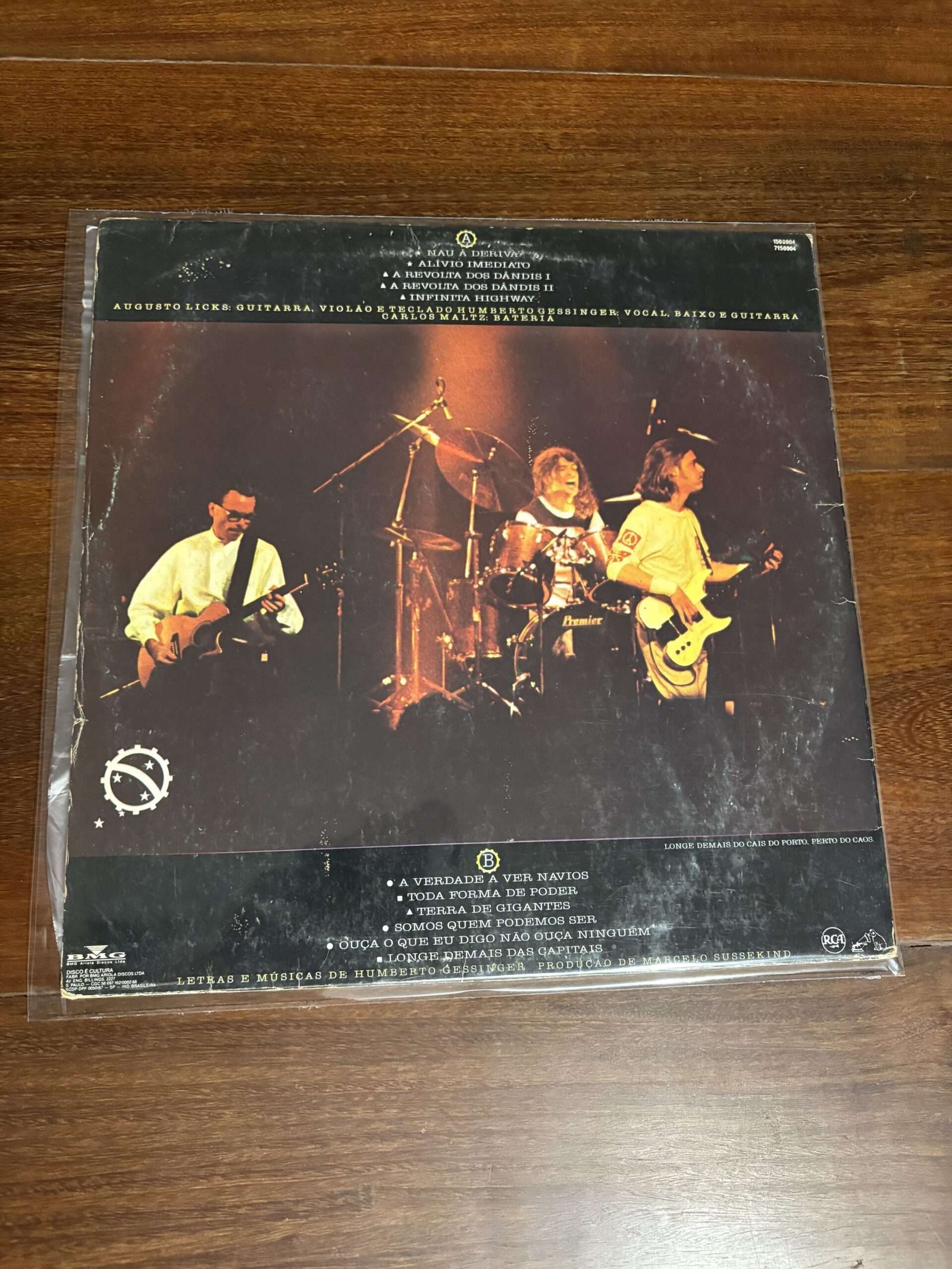 Lp Engenheiros do Hawaii - Alívio Imediato (1989) - Imagem 2