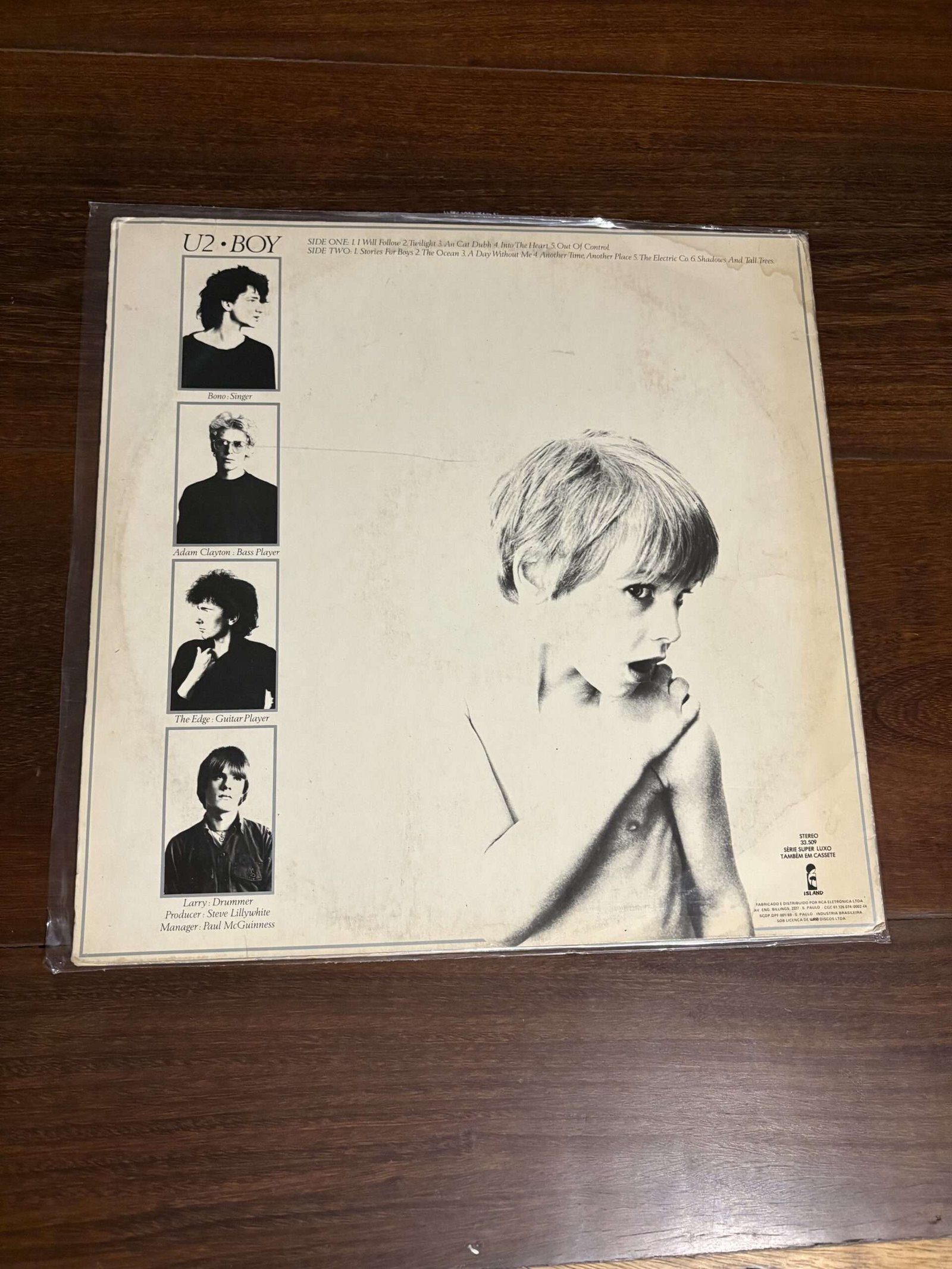 Lp U2 - Boy (1980) - Imagem 2