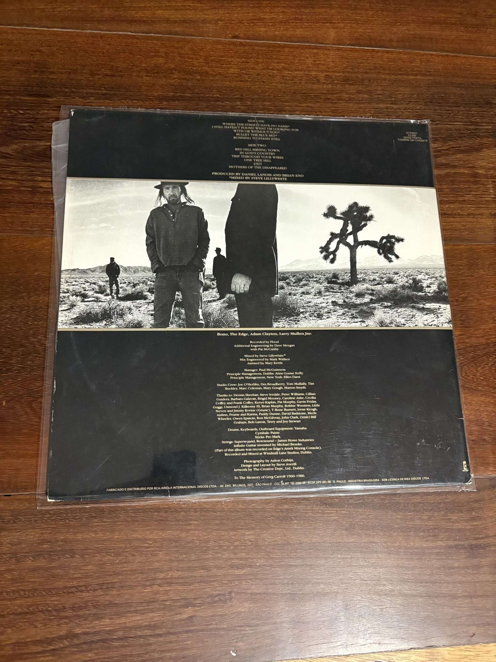 Lp U2 - Joshua Tree (1987) - Imagem 2