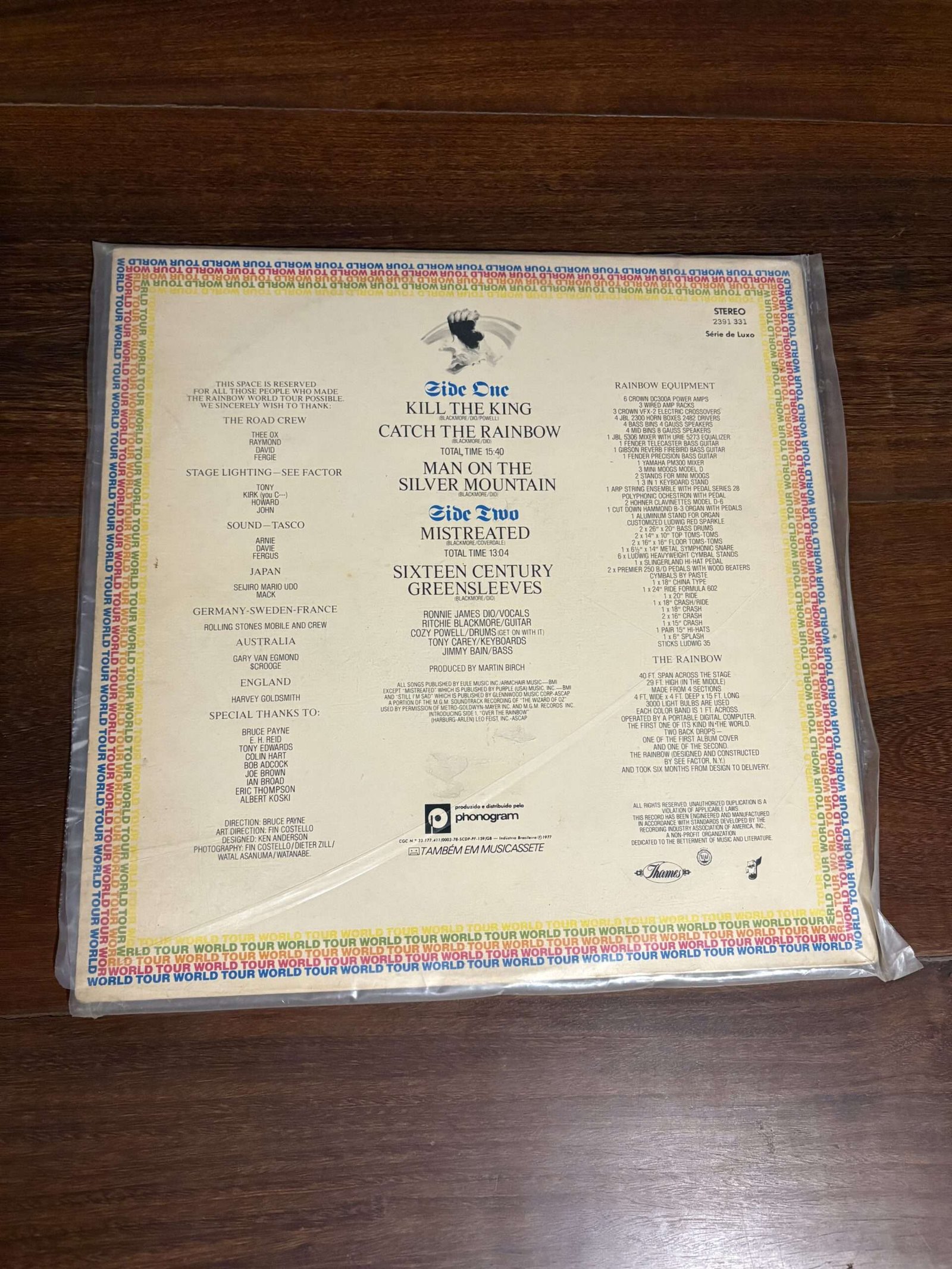 Lp Rainbow - On Stage (1977) - Imagem 2