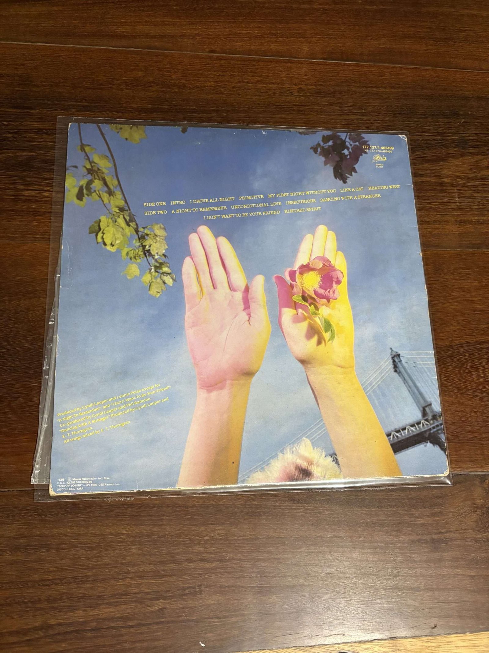 Lp Cyndi Lauper - A Night To Remember (1989) - Imagem 2