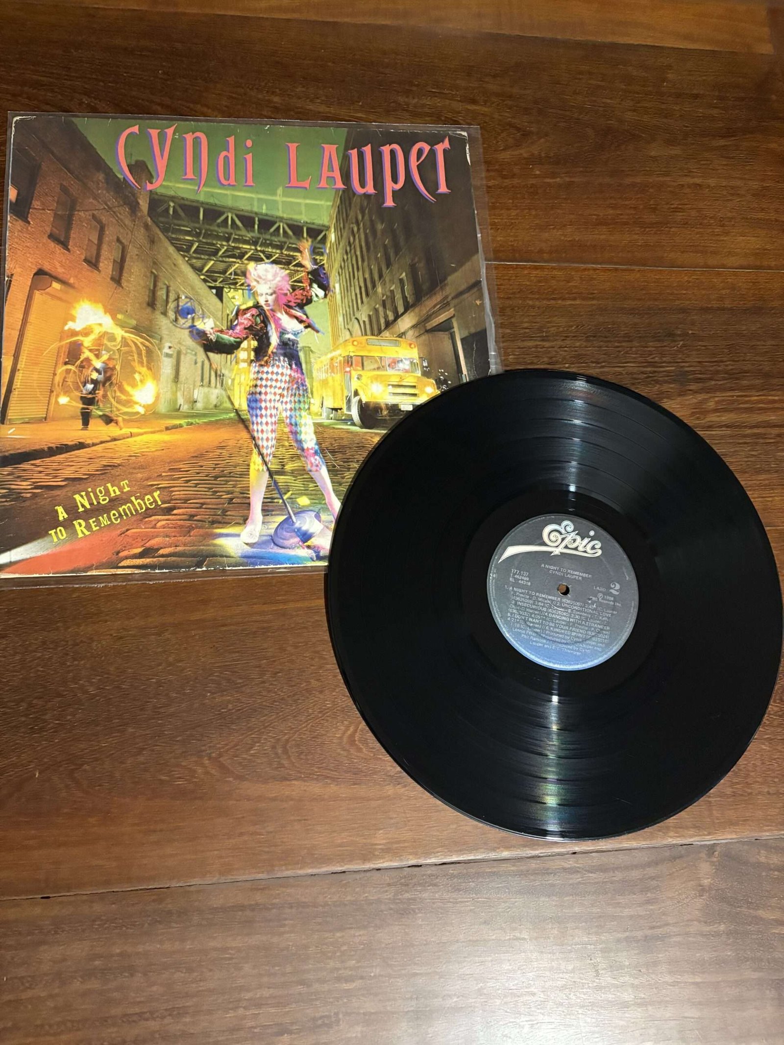 Lp Cyndi Lauper - A Night To Remember (1989) - Imagem 3
